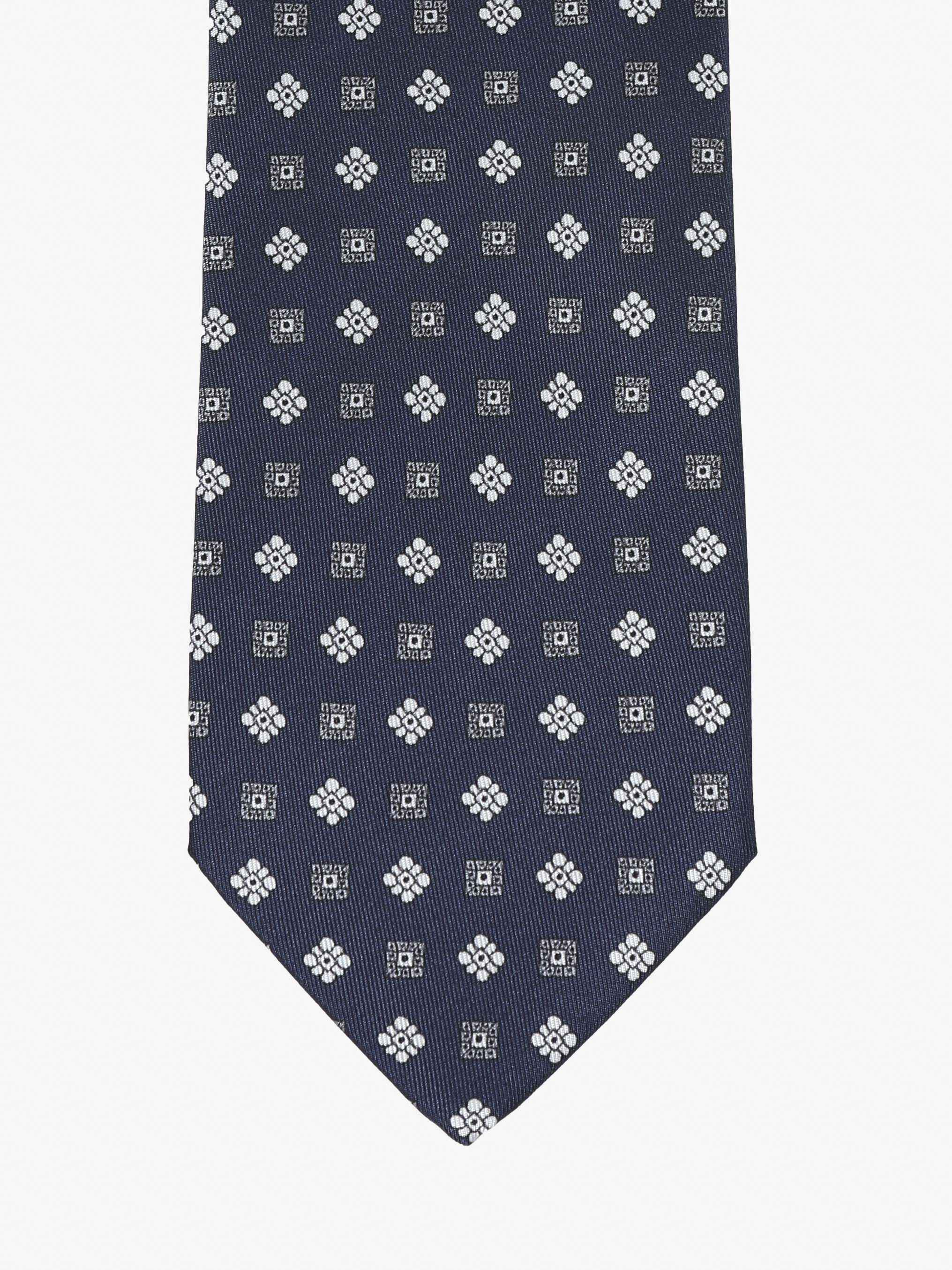 Cravatta con fantasia - Blu