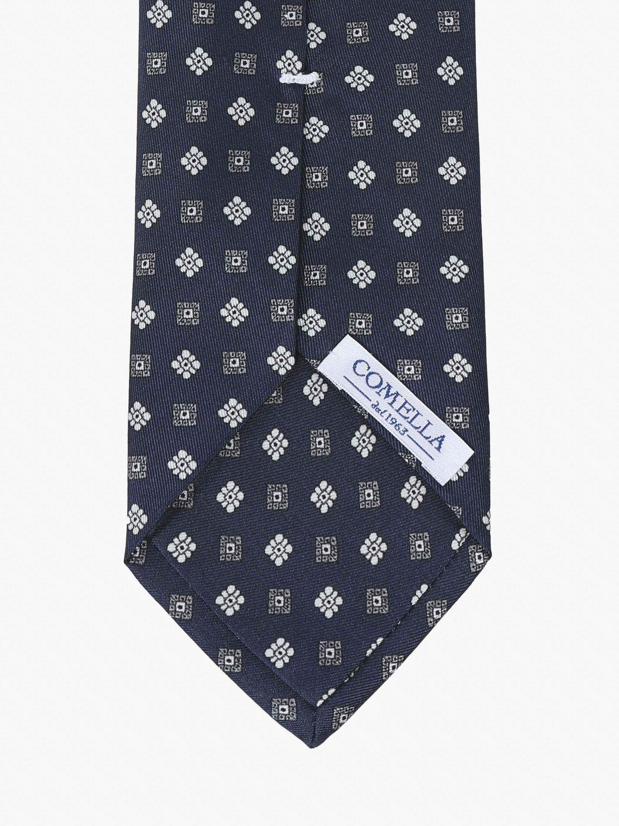 Cravatta con fantasia - Blu