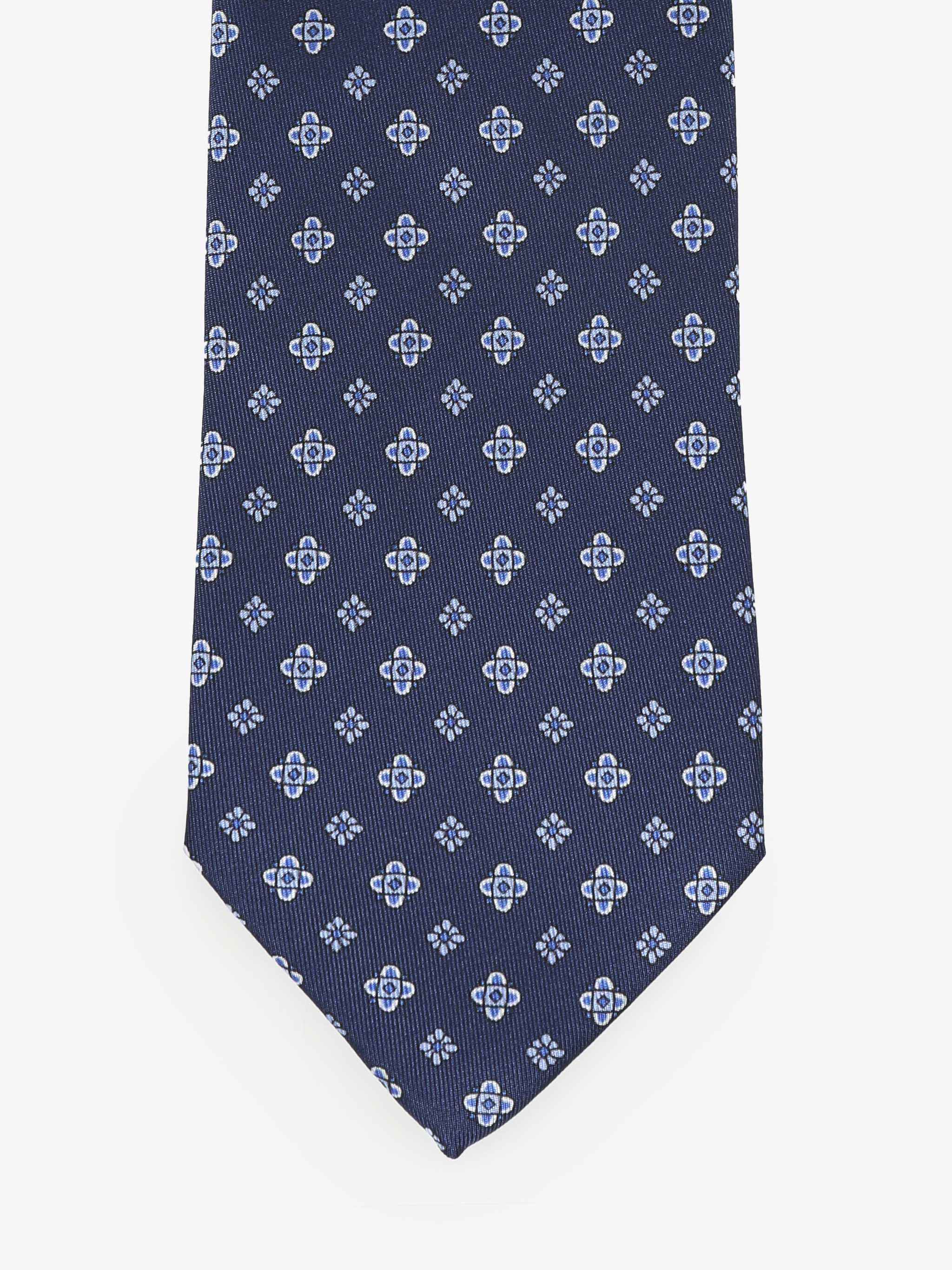 Cravatta con fantasia - Blu