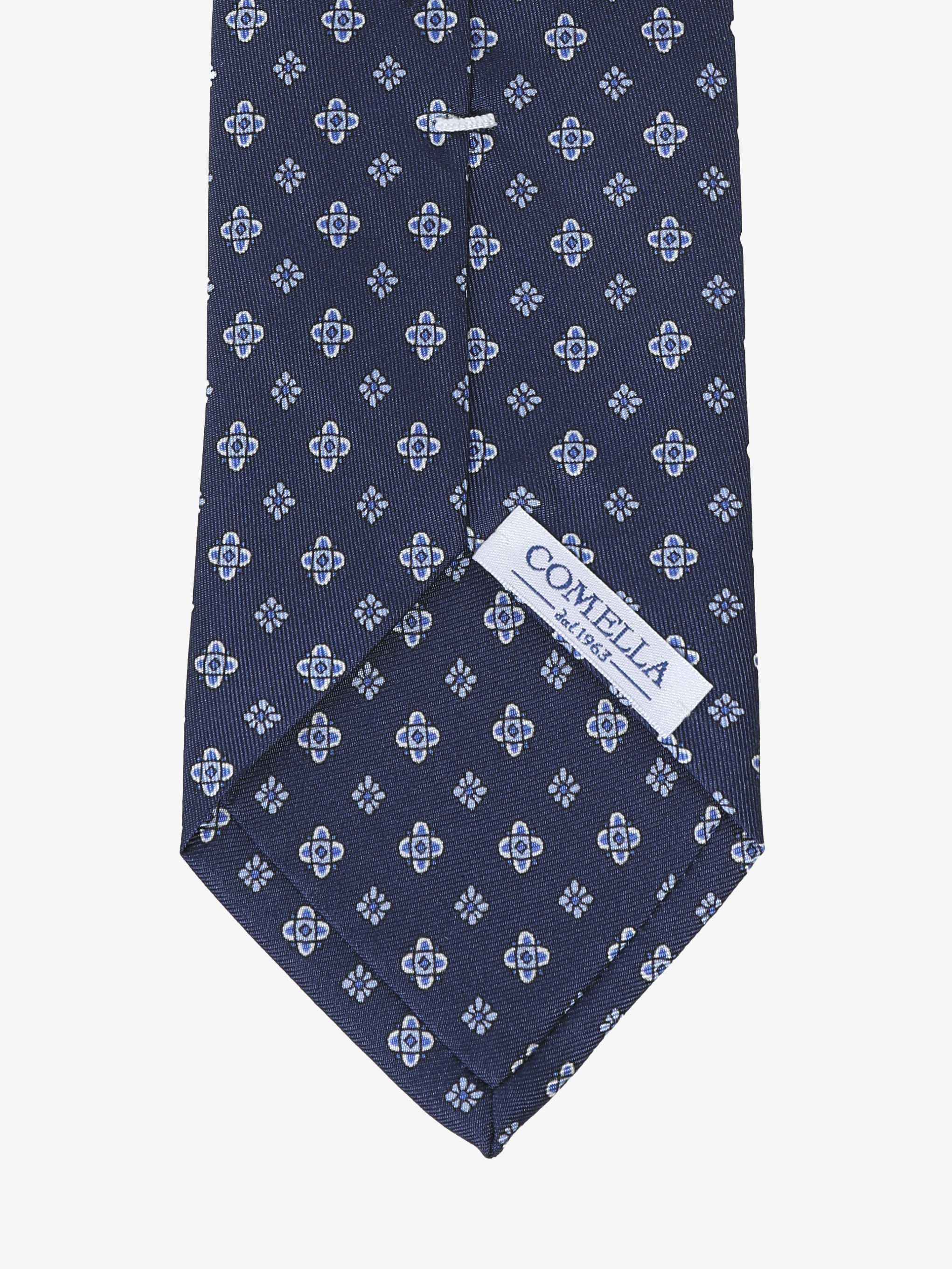 Cravatta con fantasia - Blu