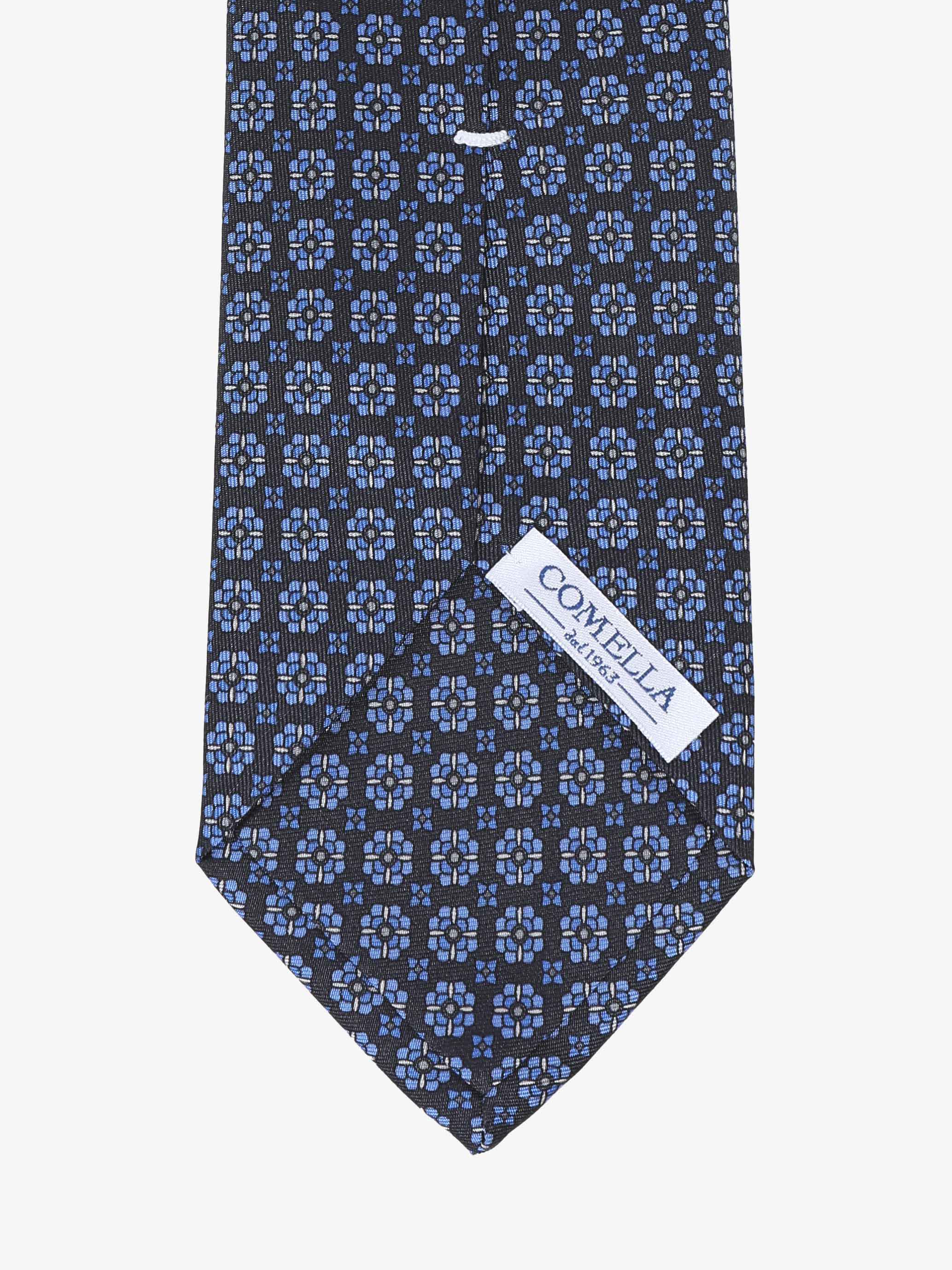 Cravatta con fantasia - Blu