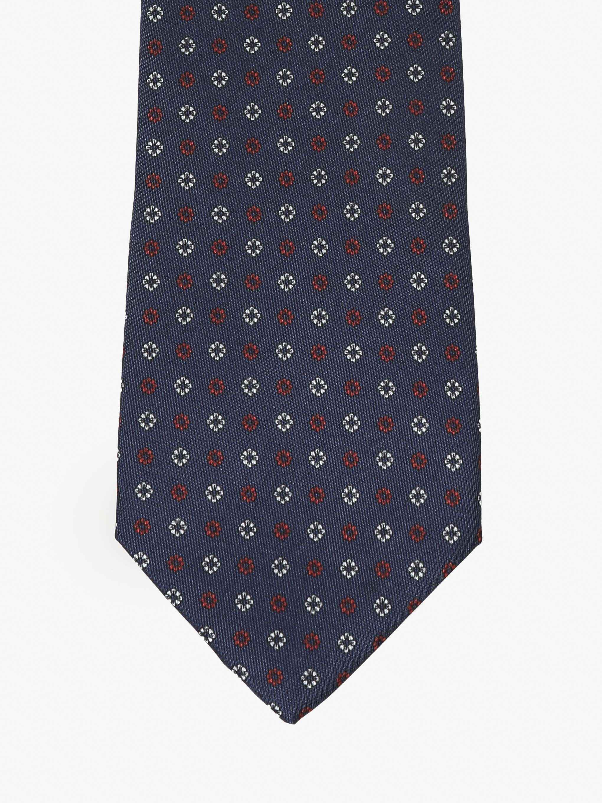 Cravatta con fantasia - Blu