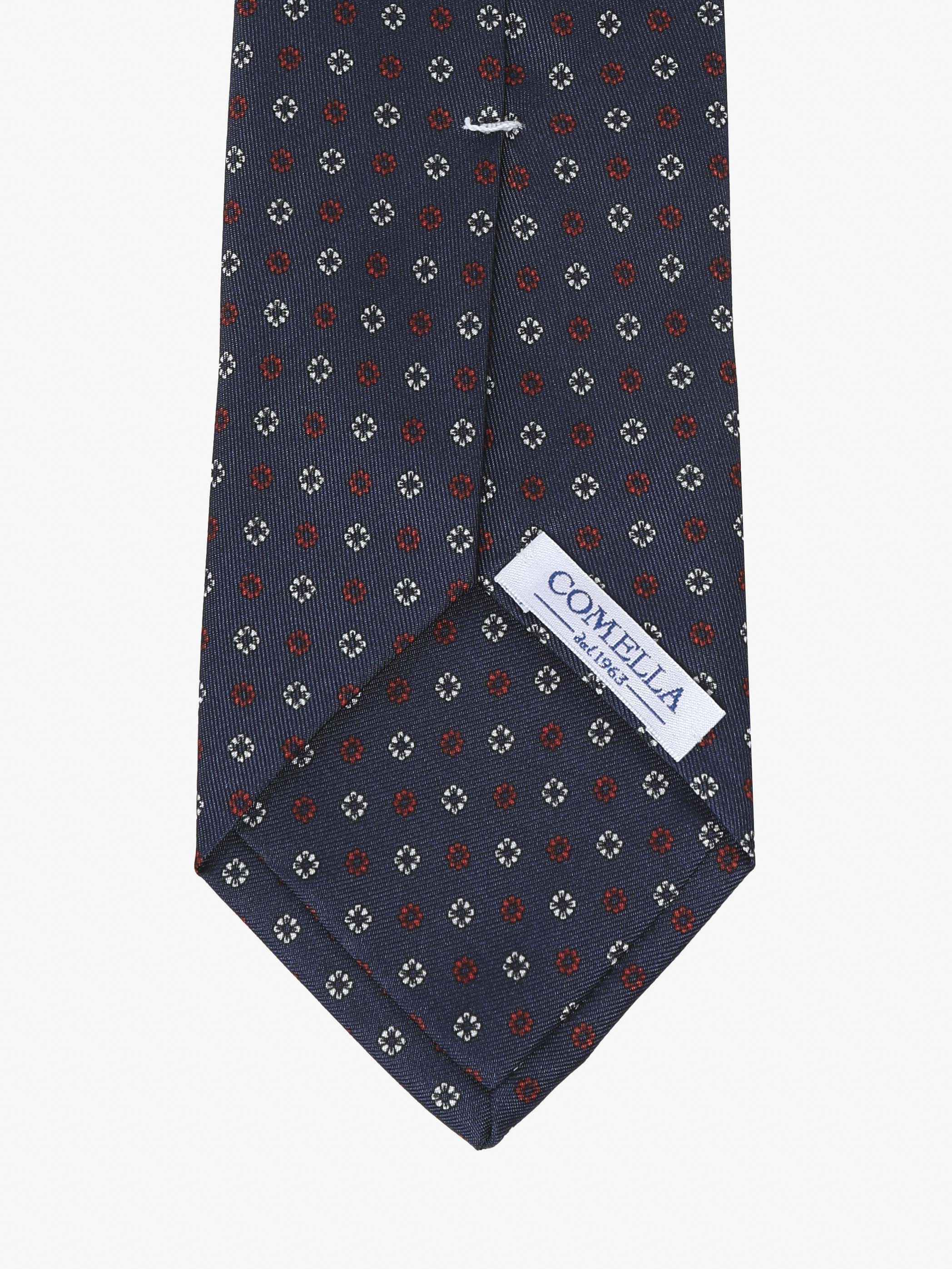 Cravatta con fantasia - Blu