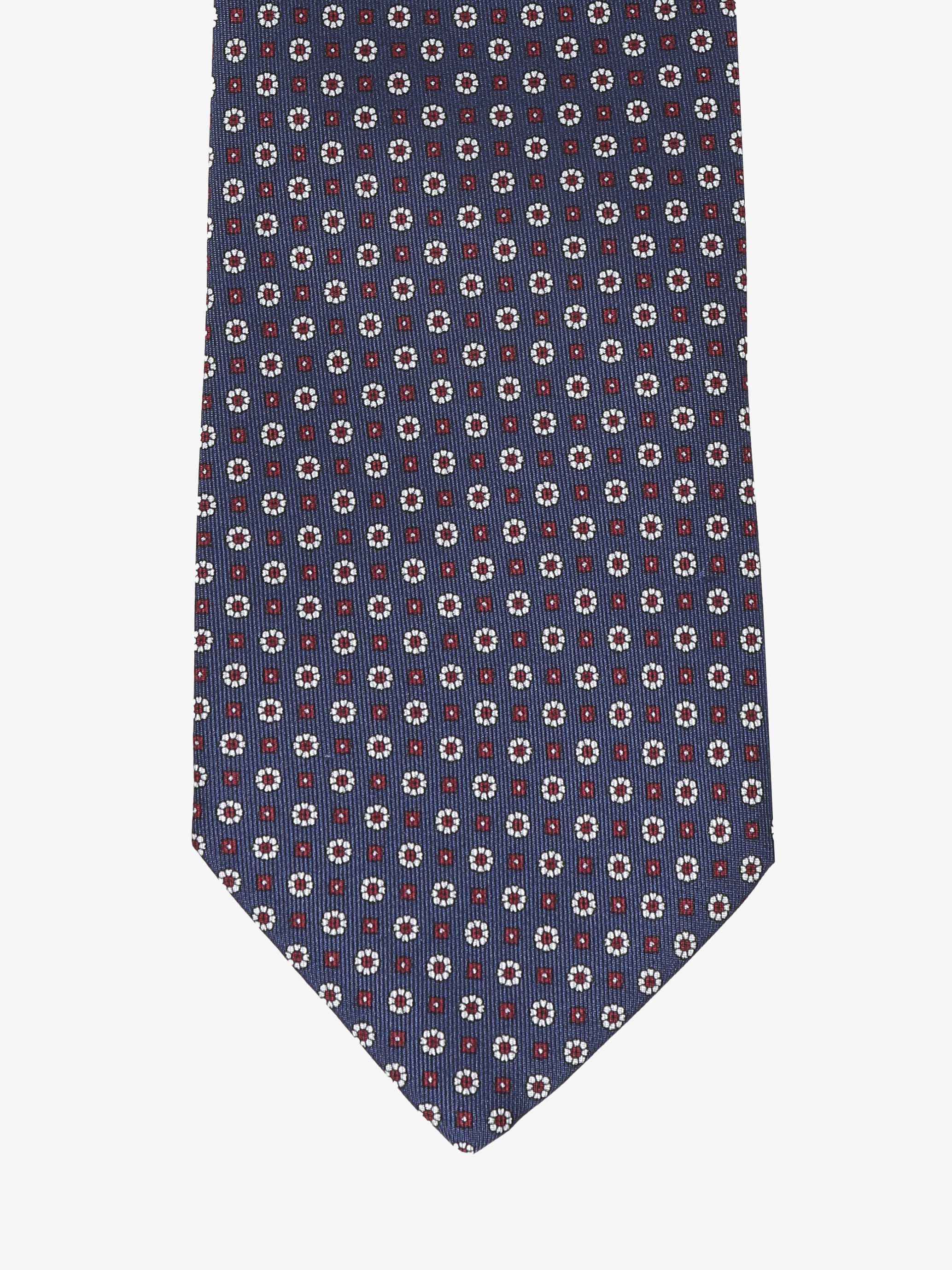 Cravatta con fantasia - Blu