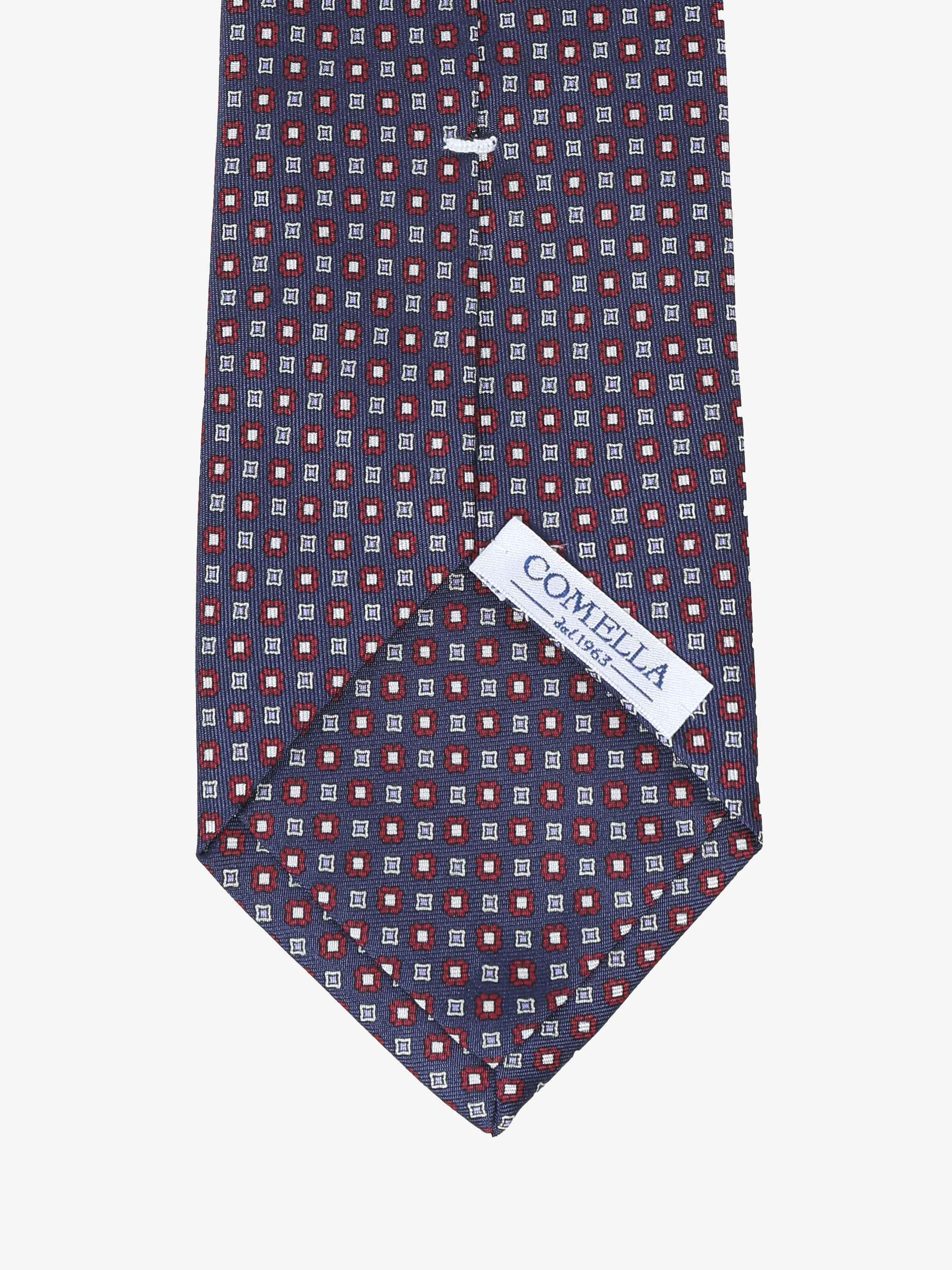 Cravatta con fantasia - Blu