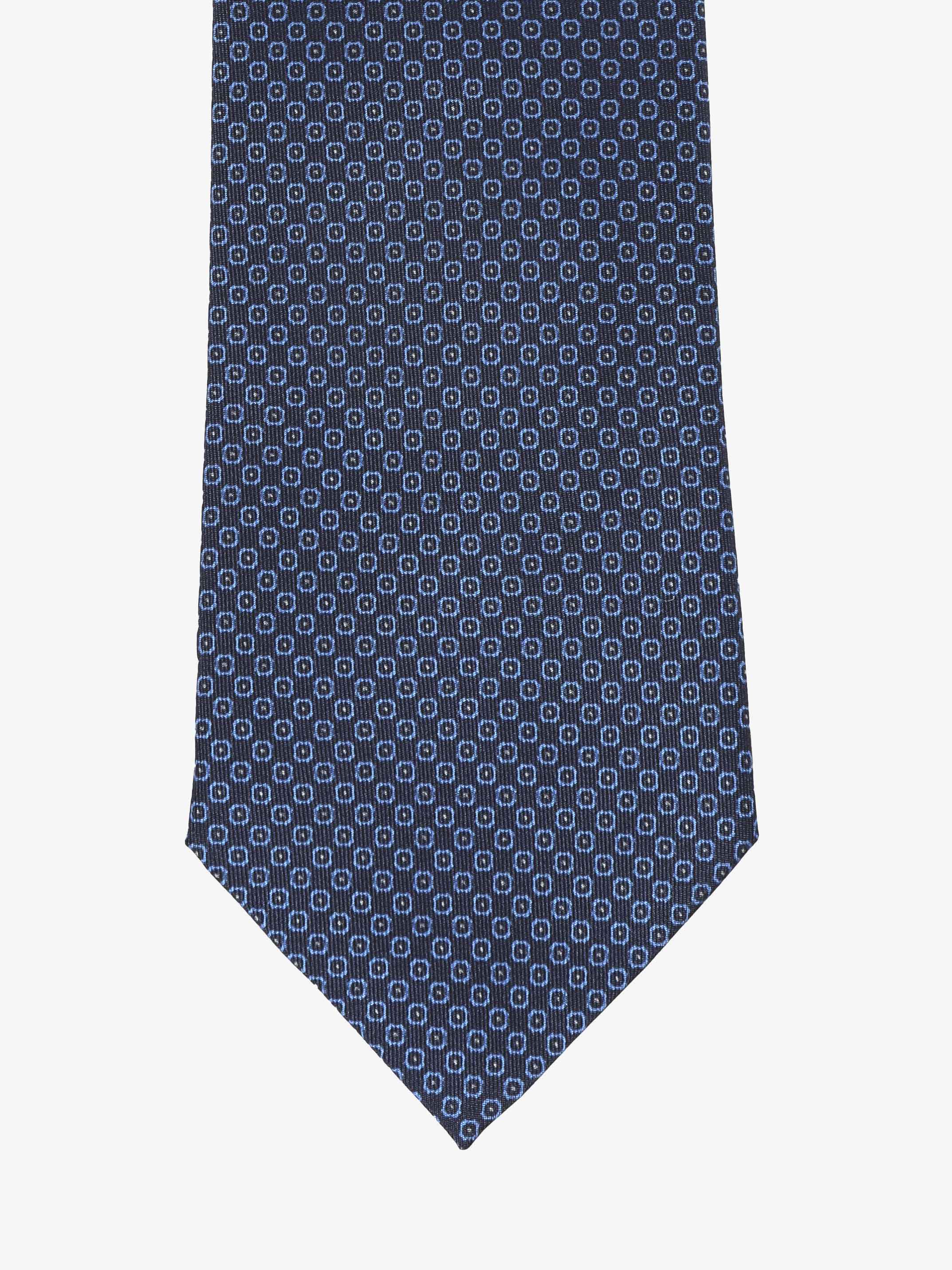 Cravatta con fantasia - Blu