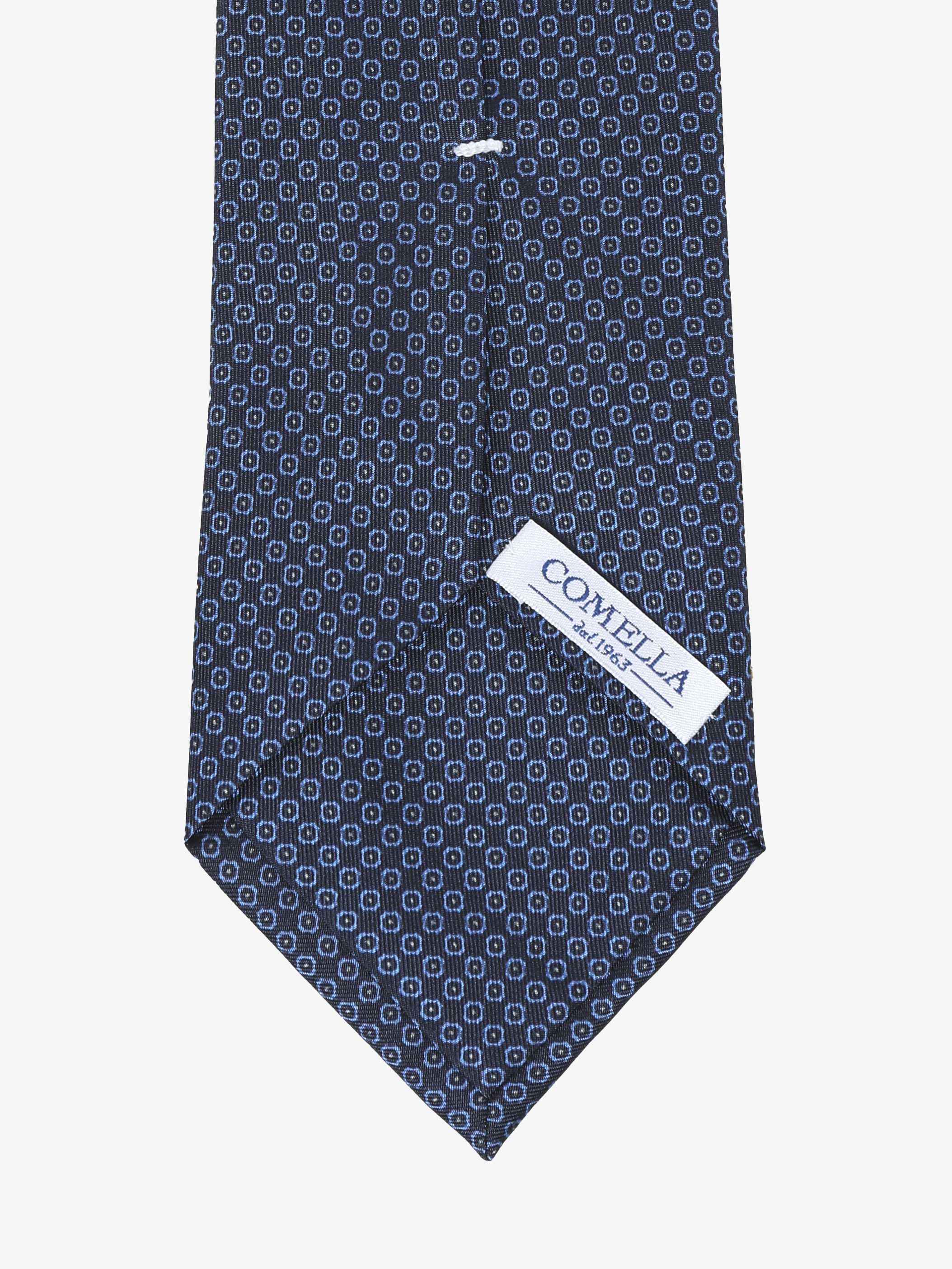 Cravatta con fantasia - Blu
