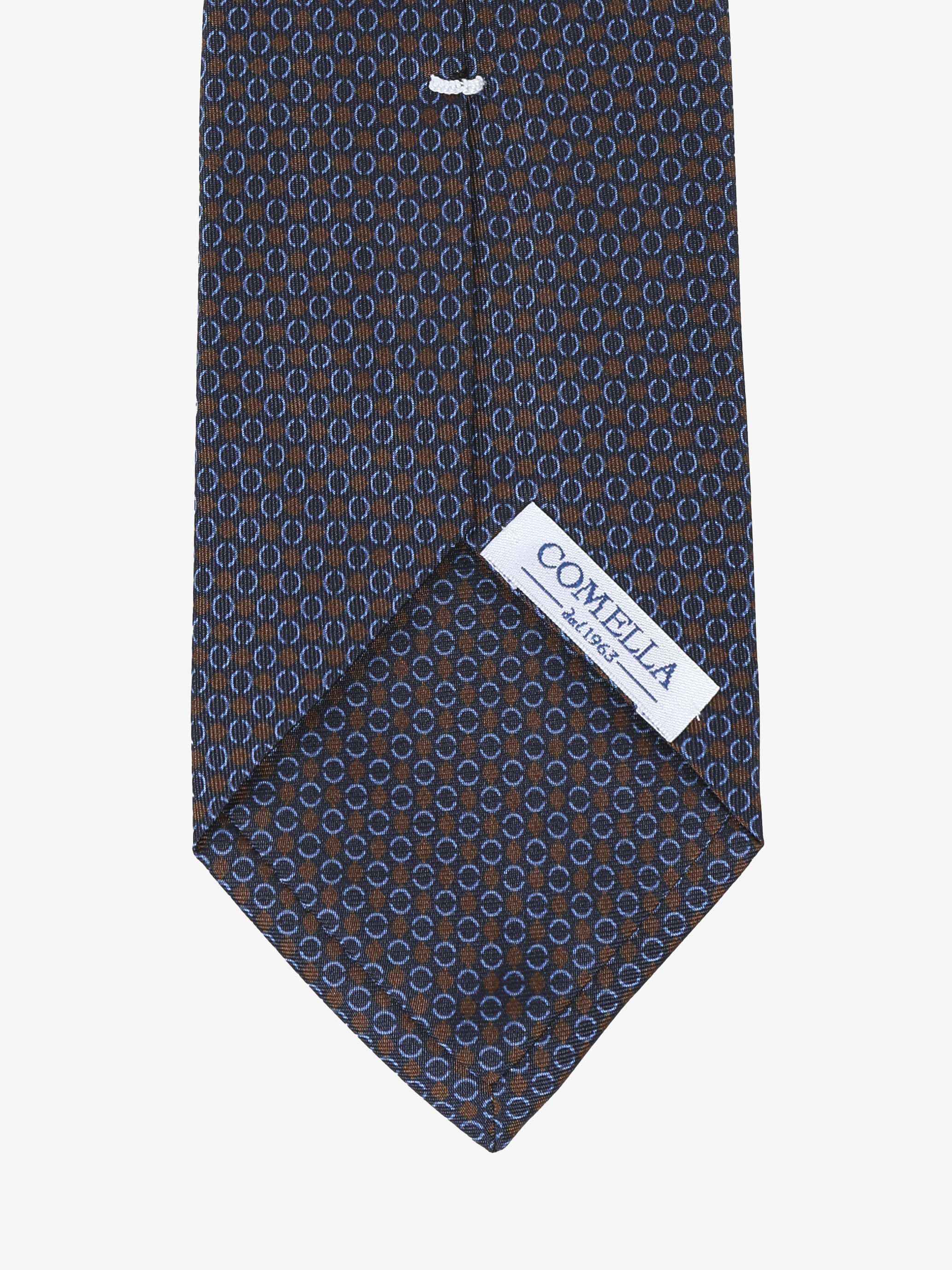 Cravatta con fantasia - Blu