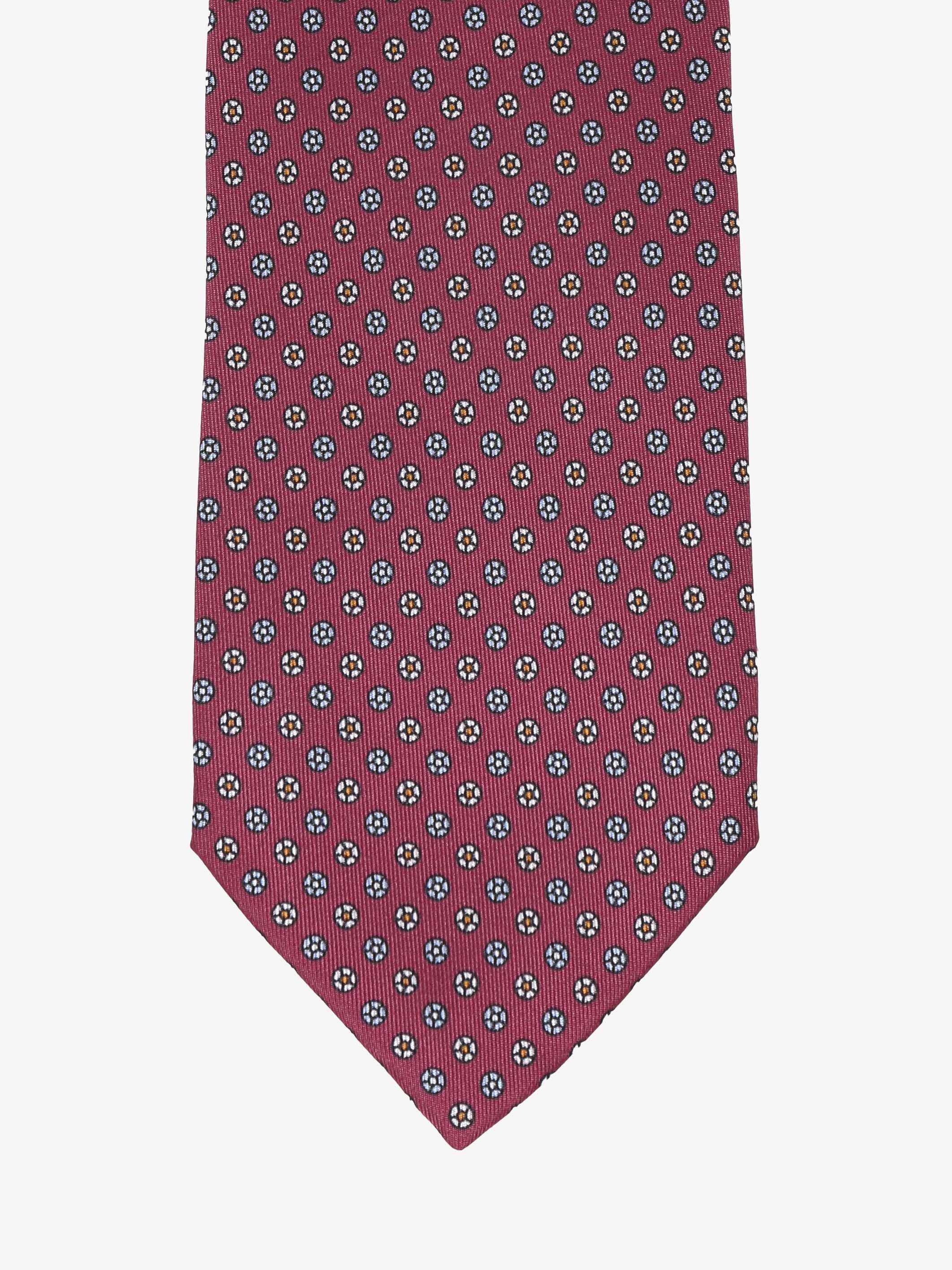 Cravatta con fantasia - Rossa