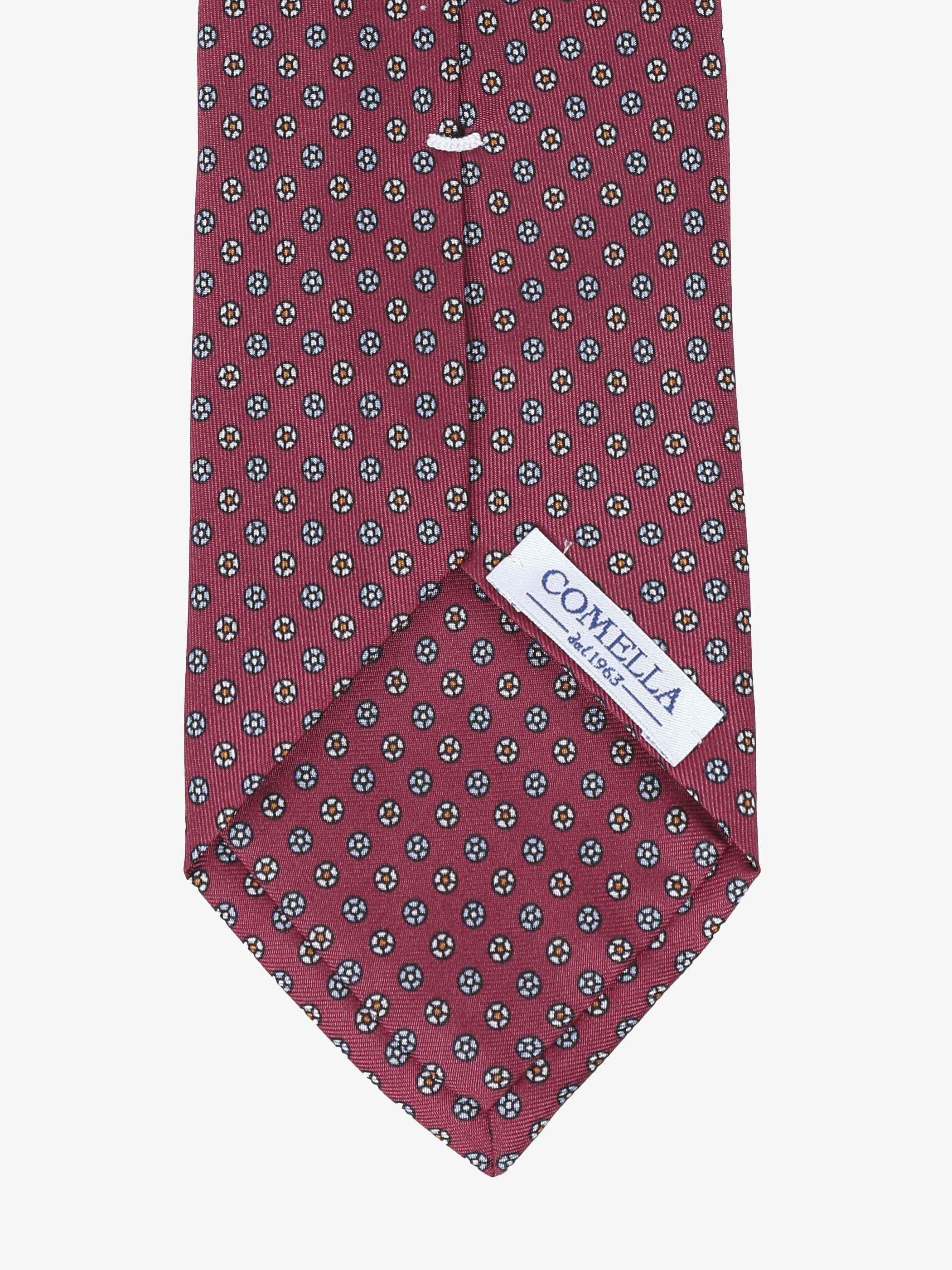 Cravatta con fantasia - Rossa