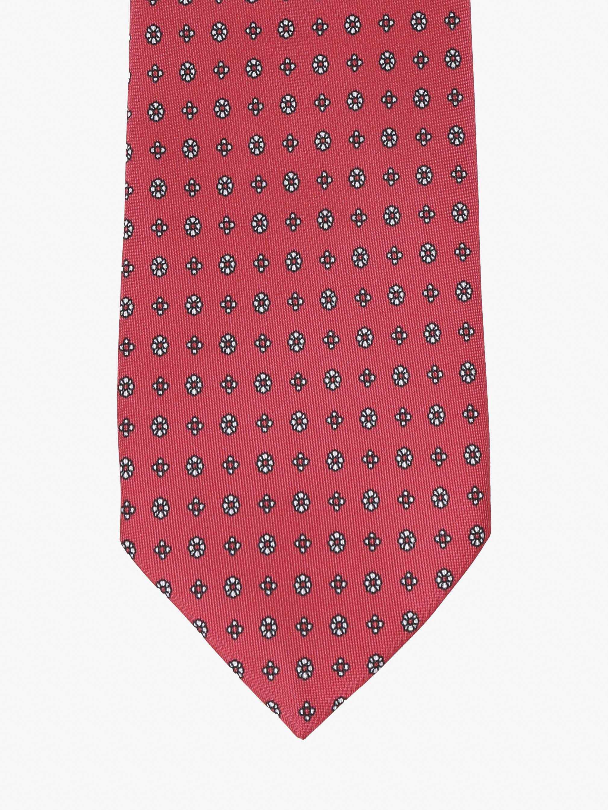 Cravatta con fantasia - Rossa