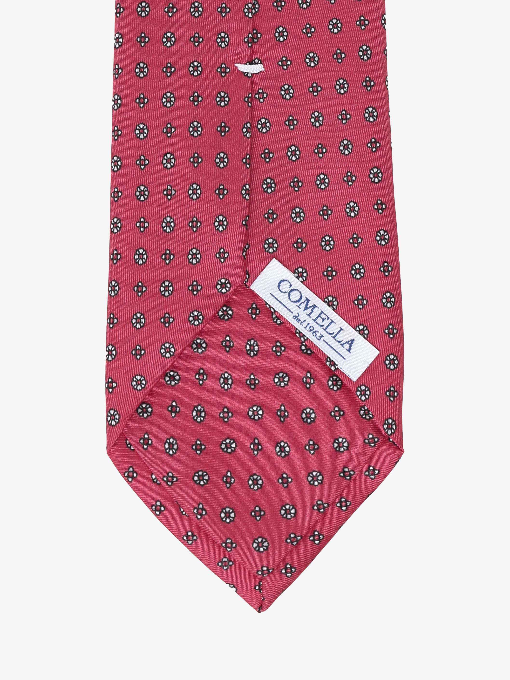 Cravatta con fantasia - Rossa