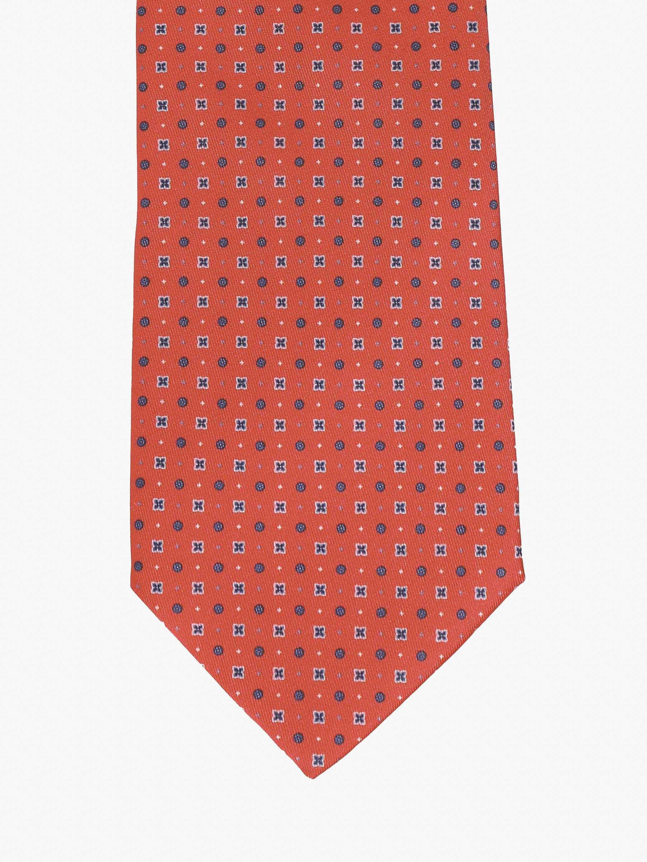 Cravatta con fantasia - Rossa