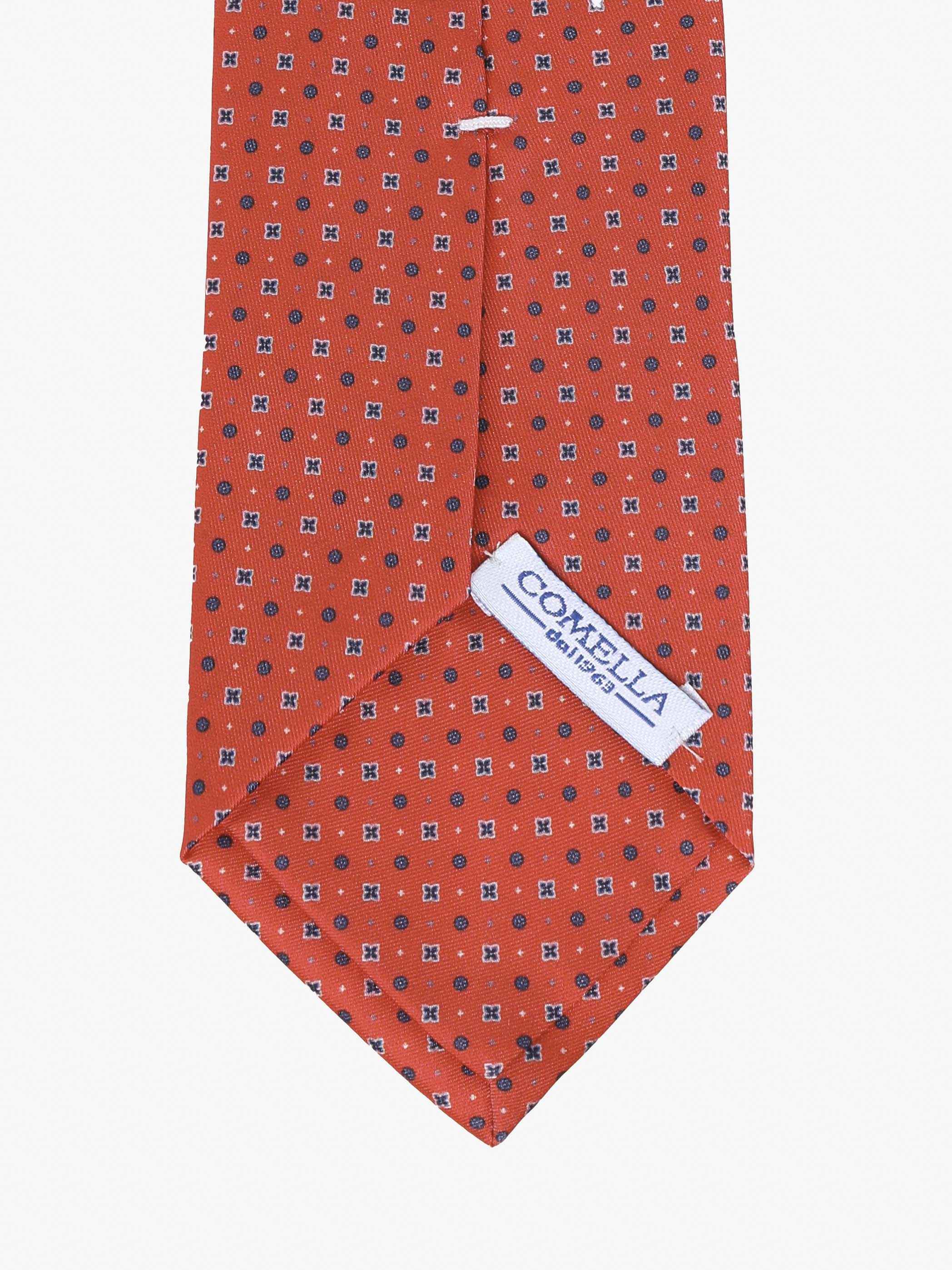 Cravatta con fantasia - Rossa