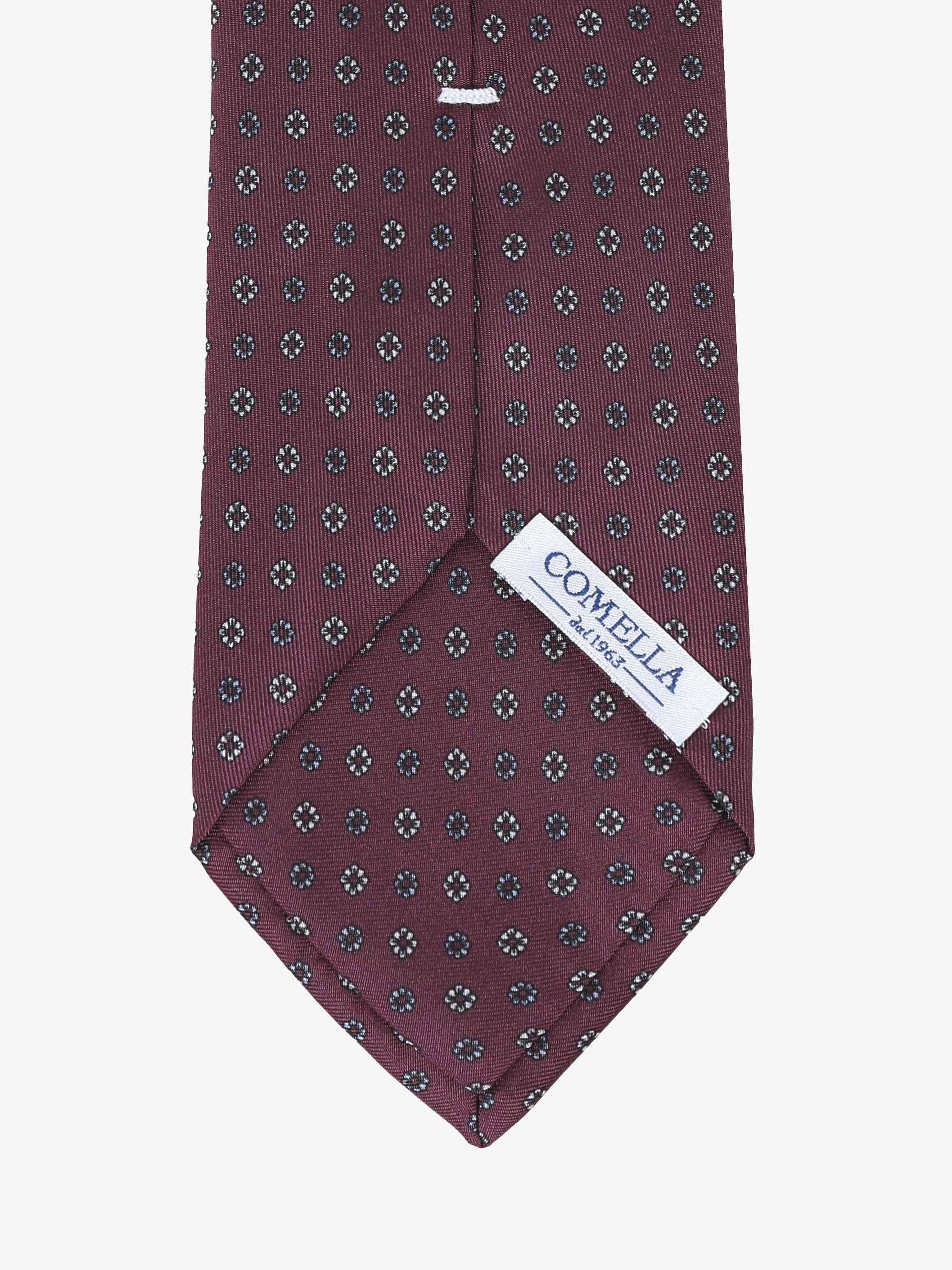 Cravatta con fantasia - Rossa