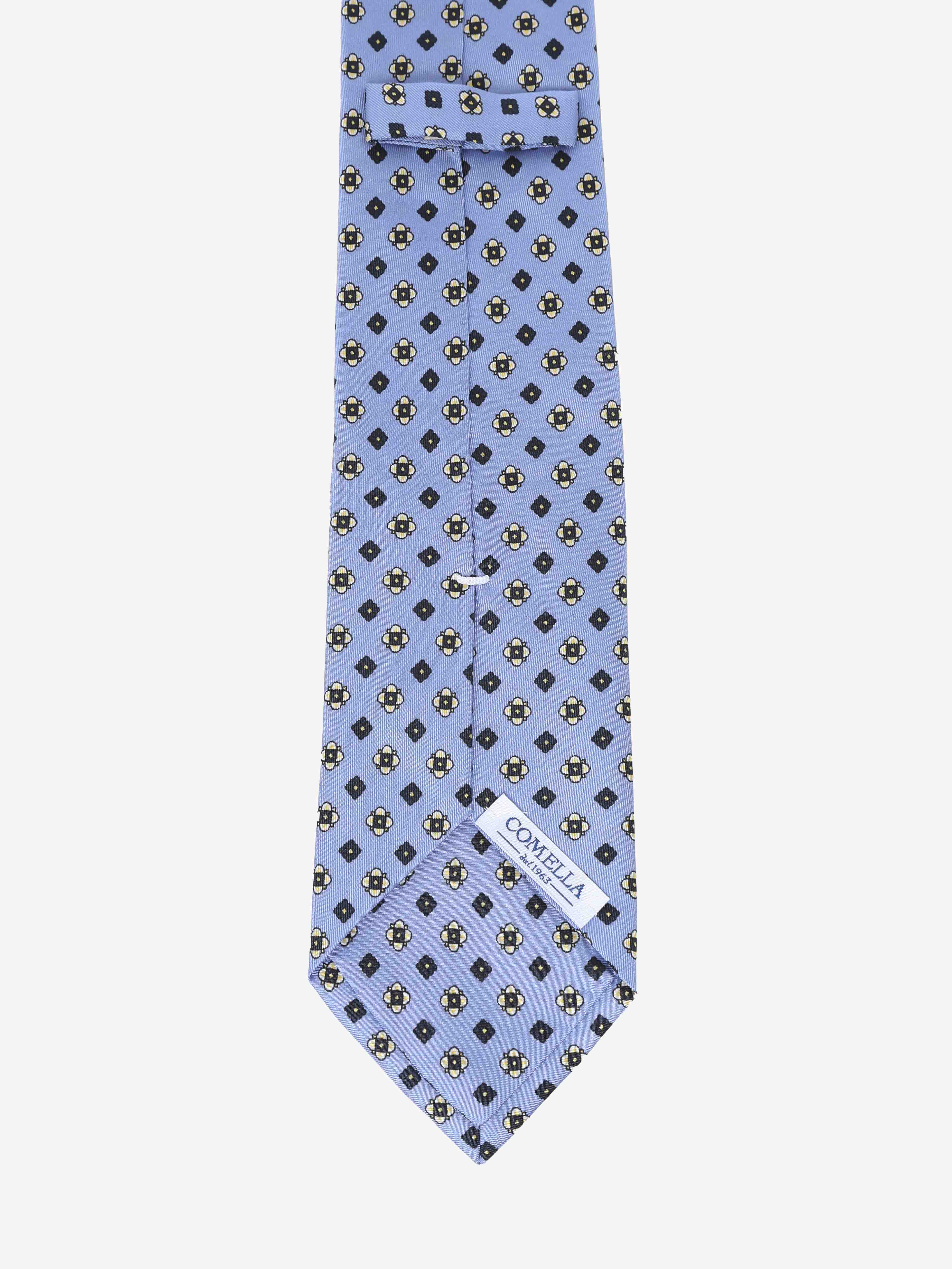 Cravatta con fantasia - Azzurra