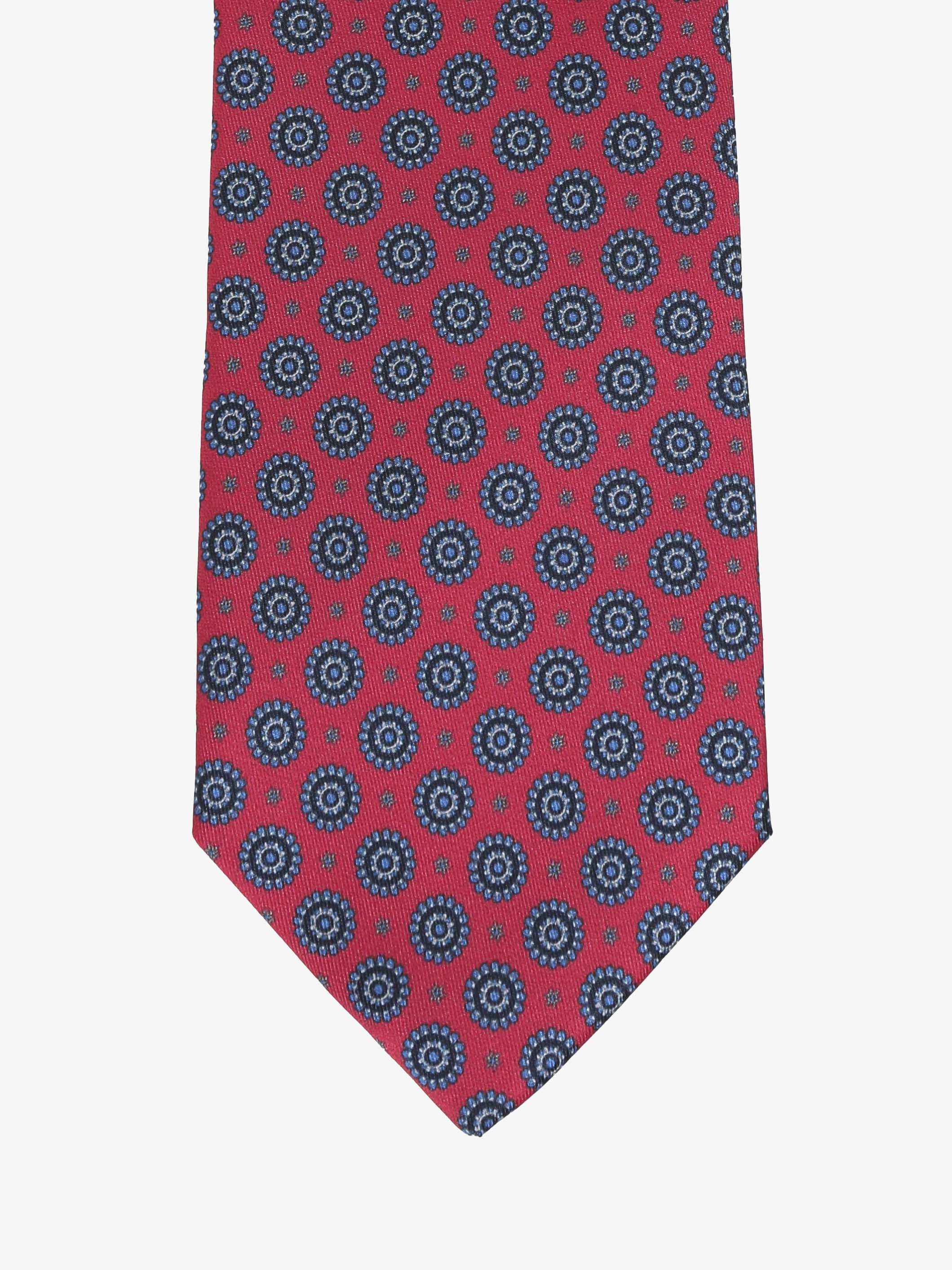 Cravatta con fantasia - Rossa