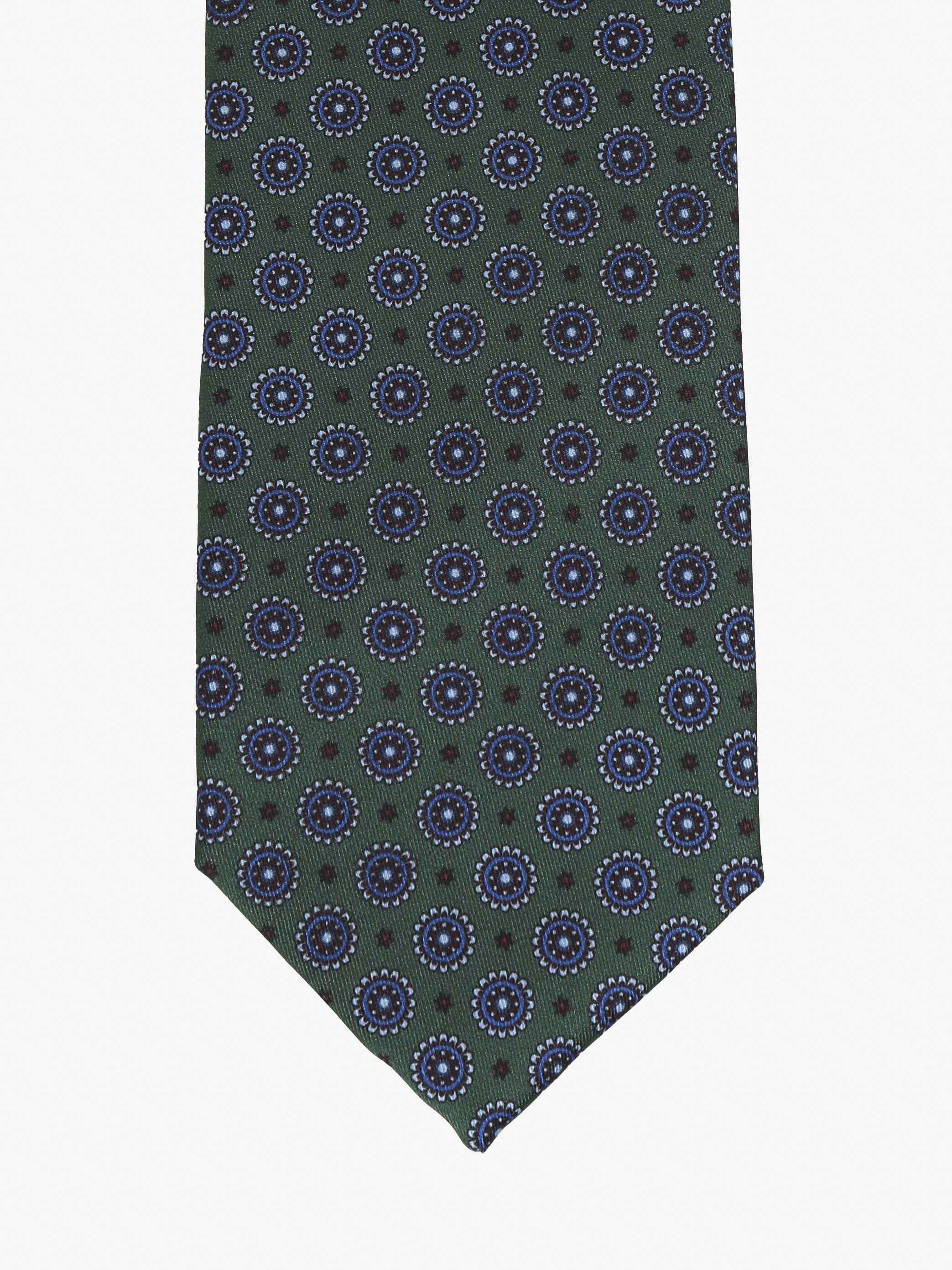 Cravatta con fantasia - Verde
