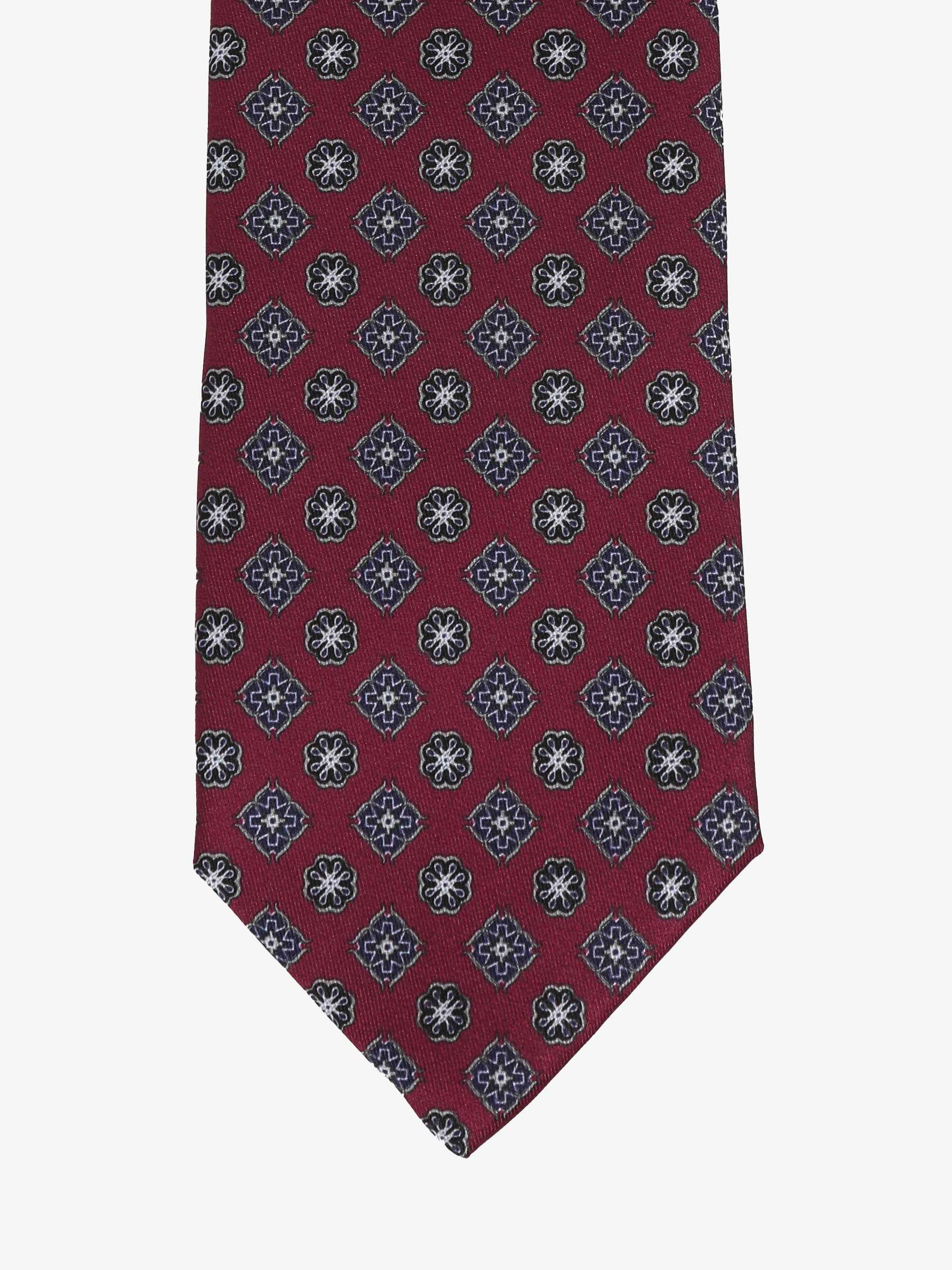 Cravatta con fantasia - Rossa