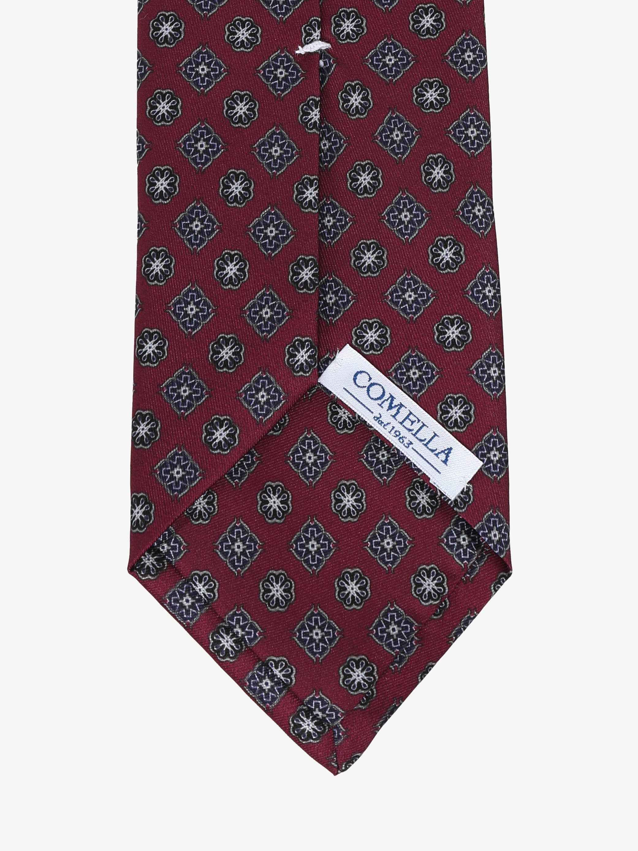 Cravatta con fantasia - Rossa