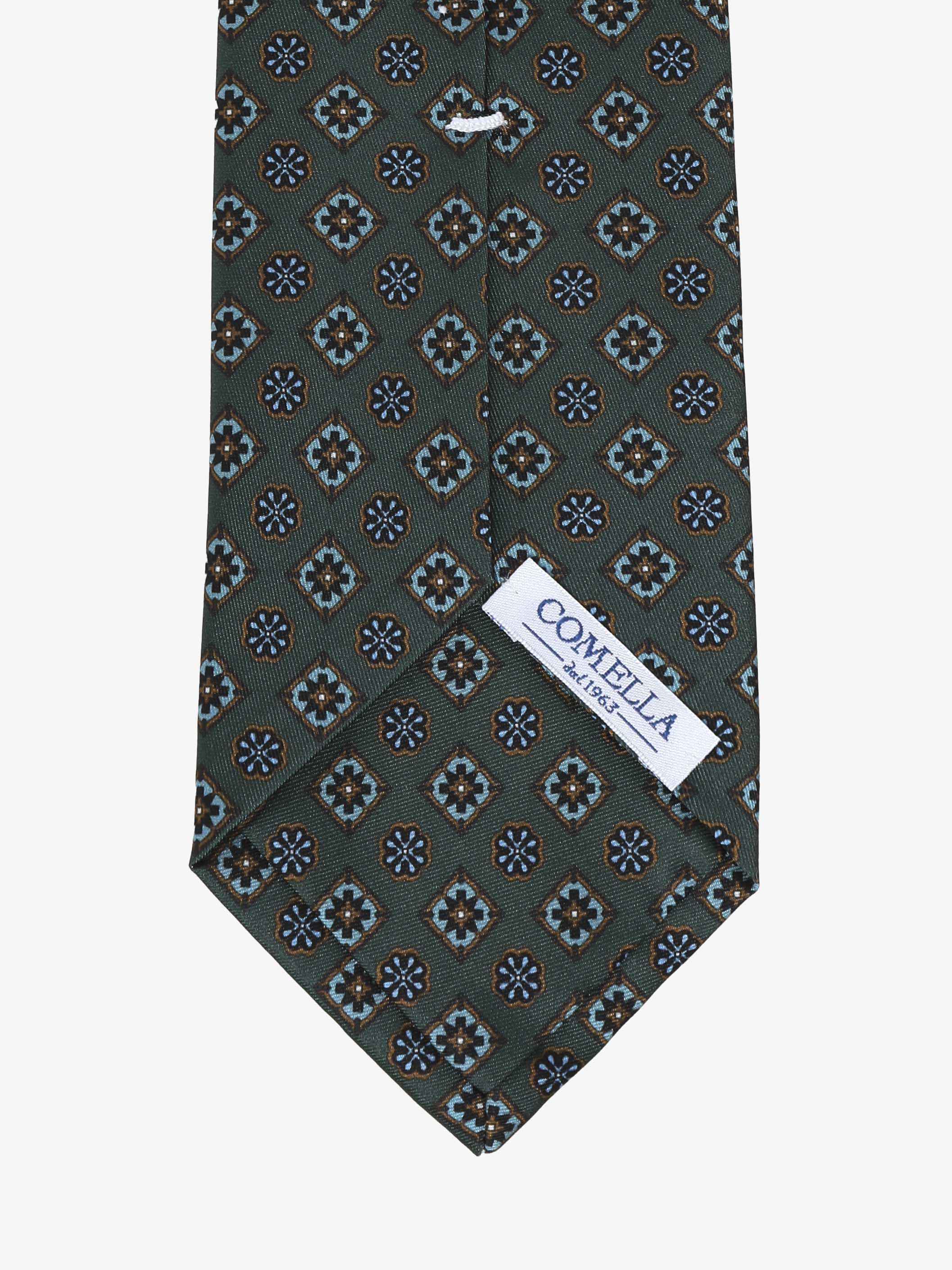 Cravatta con fantasia - Verde