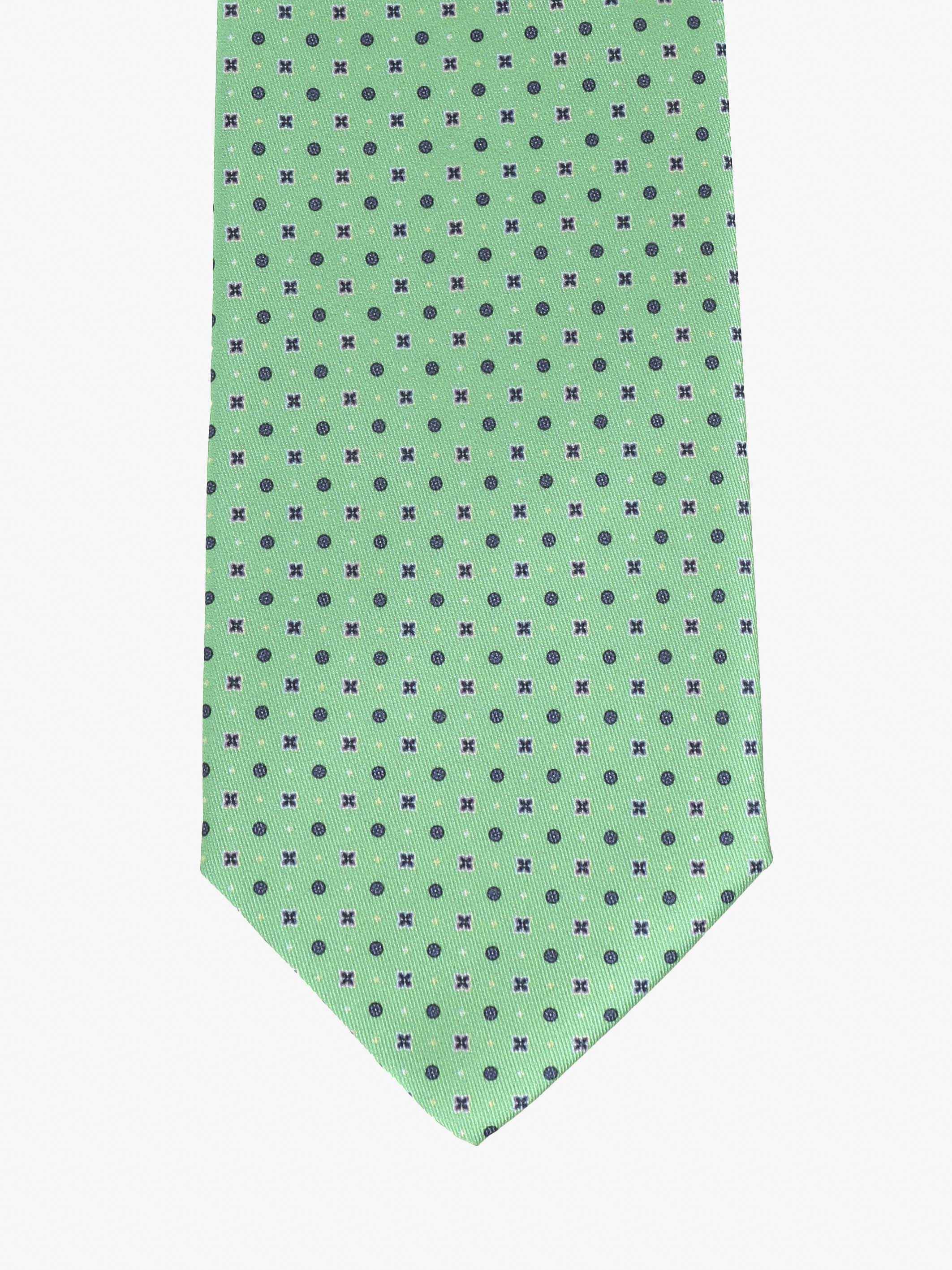 Cravatta con fantasia - Verde - Comella Sartoria