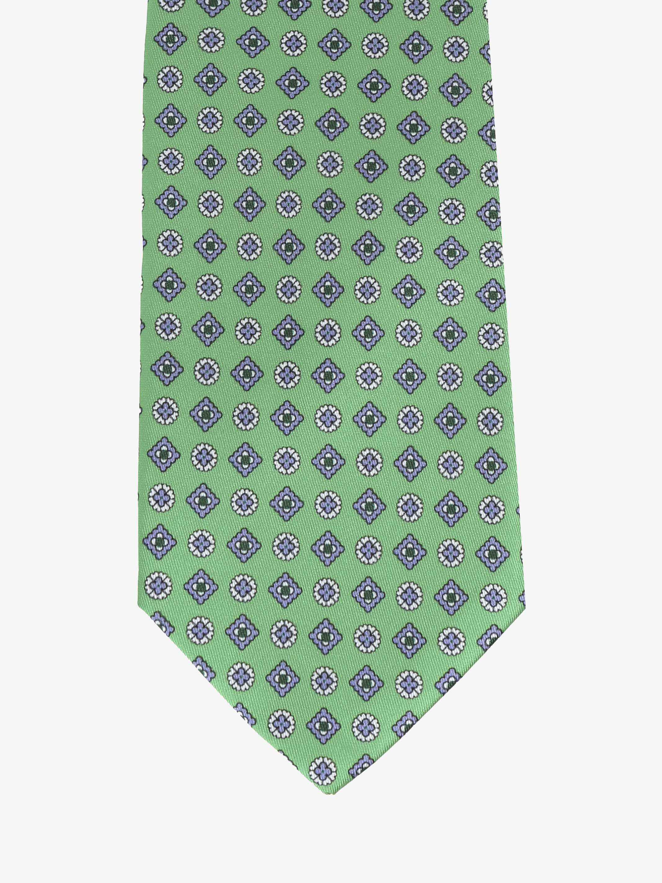 Cravatta con fantasia - Verde