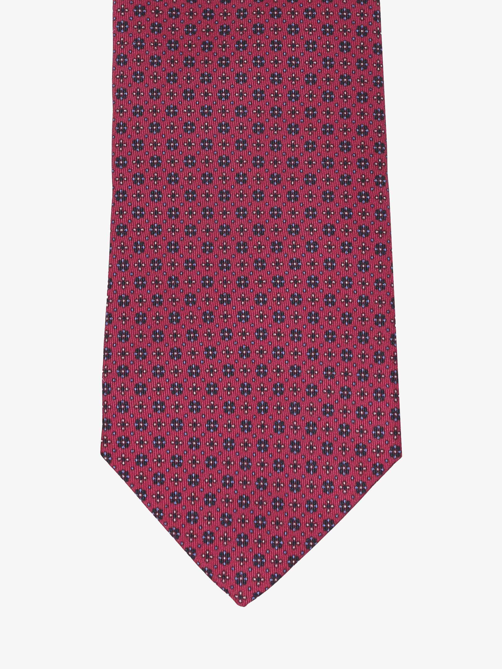 Cravatta con fantasia - Rossa