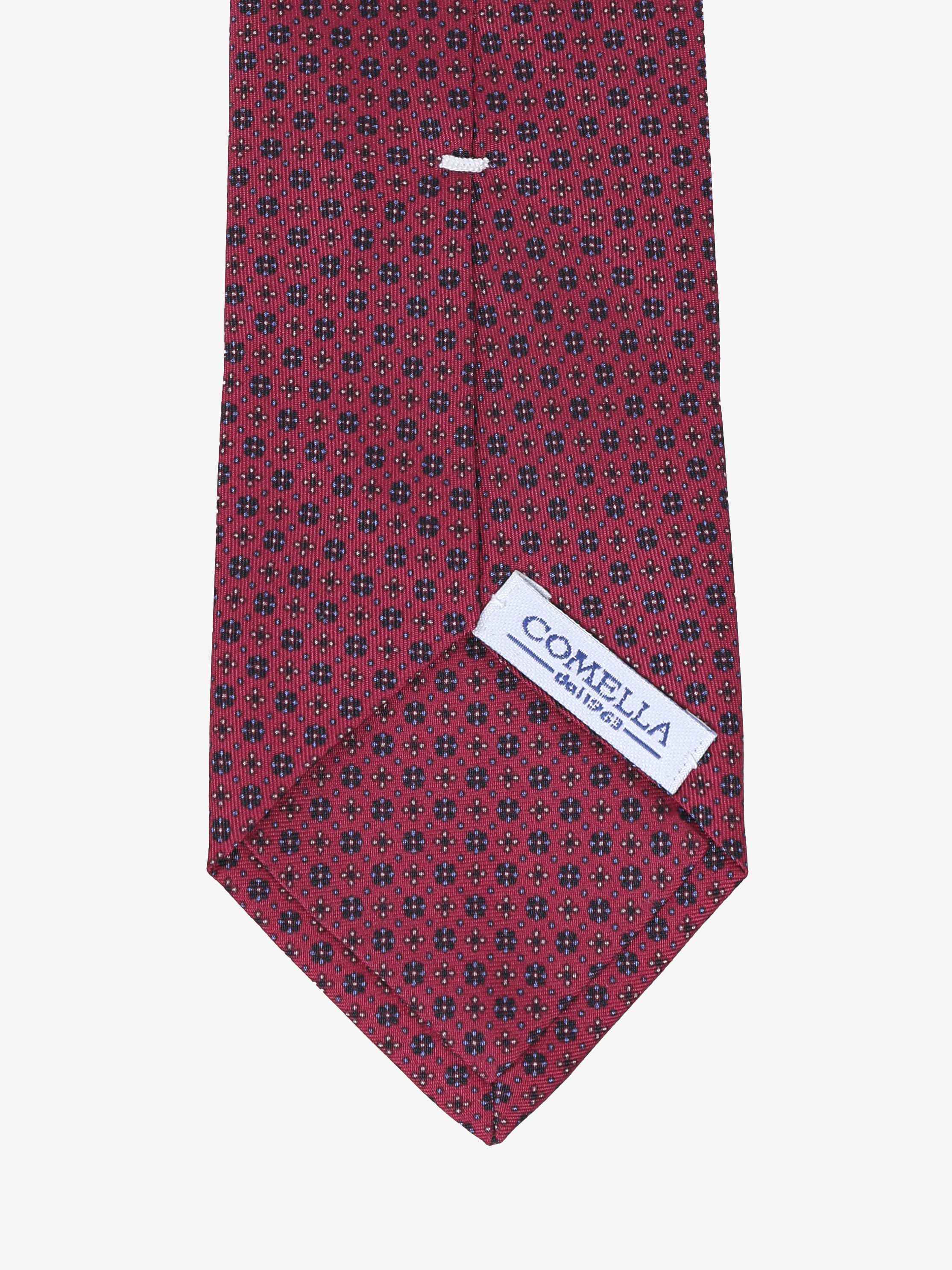 Cravatta con fantasia - Rossa