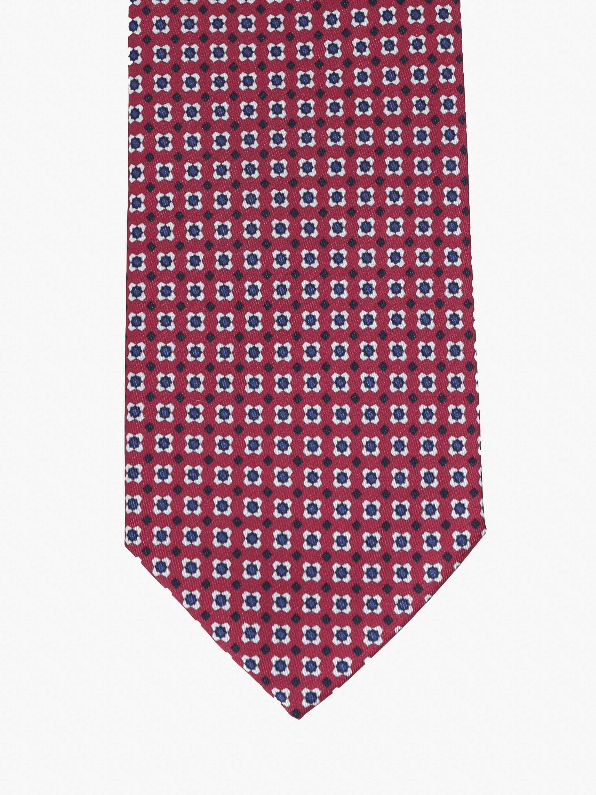 Cravatta con fantasia - Rossa