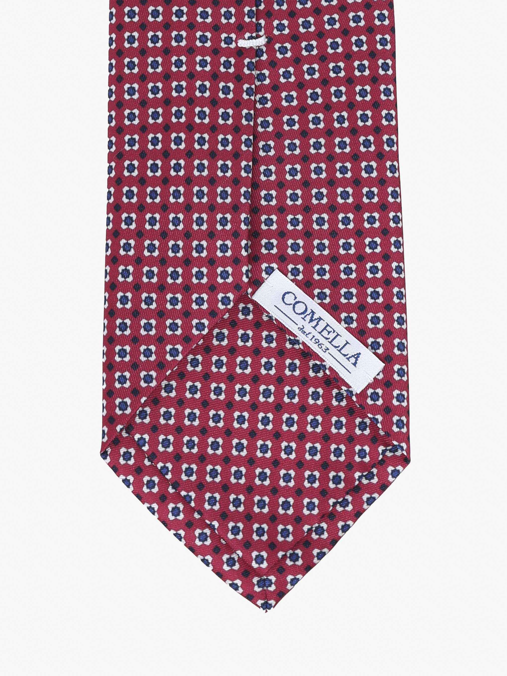 Cravatta con fantasia - Rossa