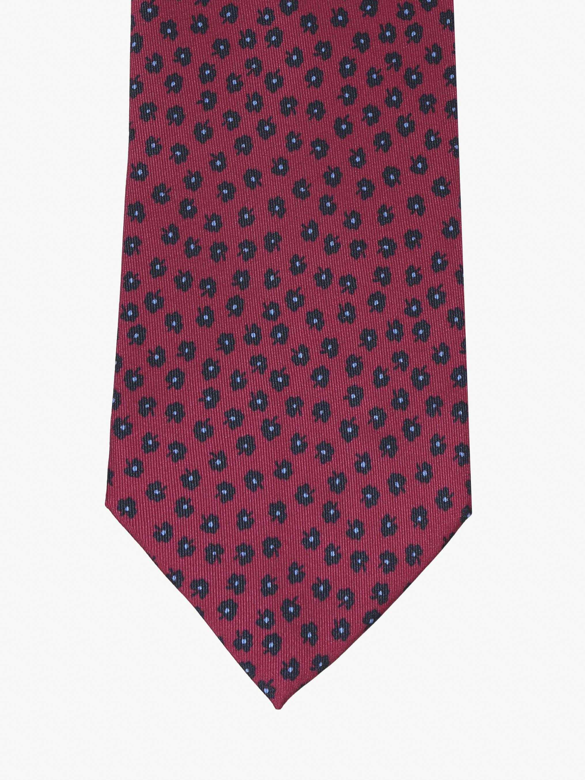 Cravatta con fantasia - Rossa
