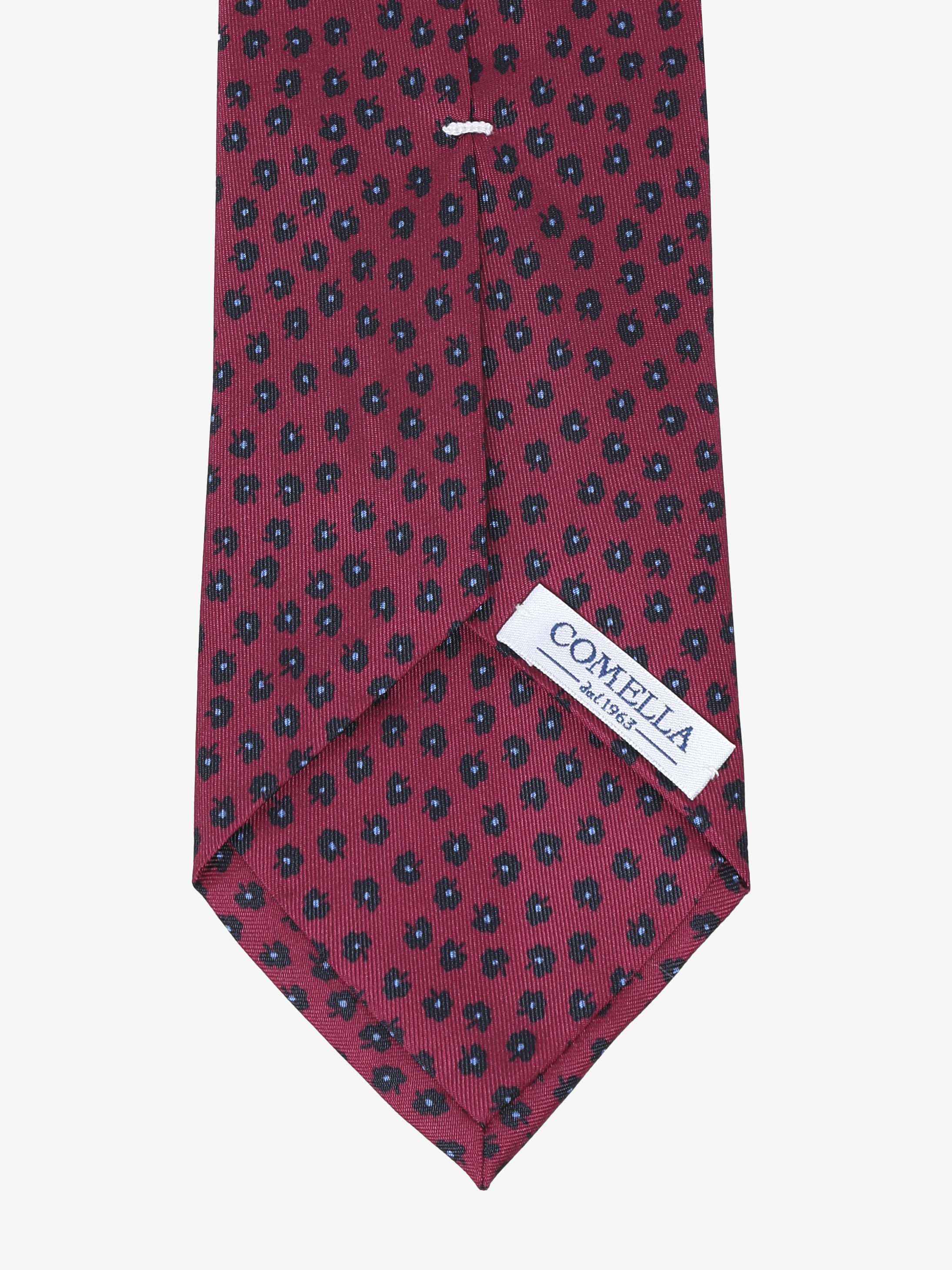 Cravatta con fantasia - Rossa
