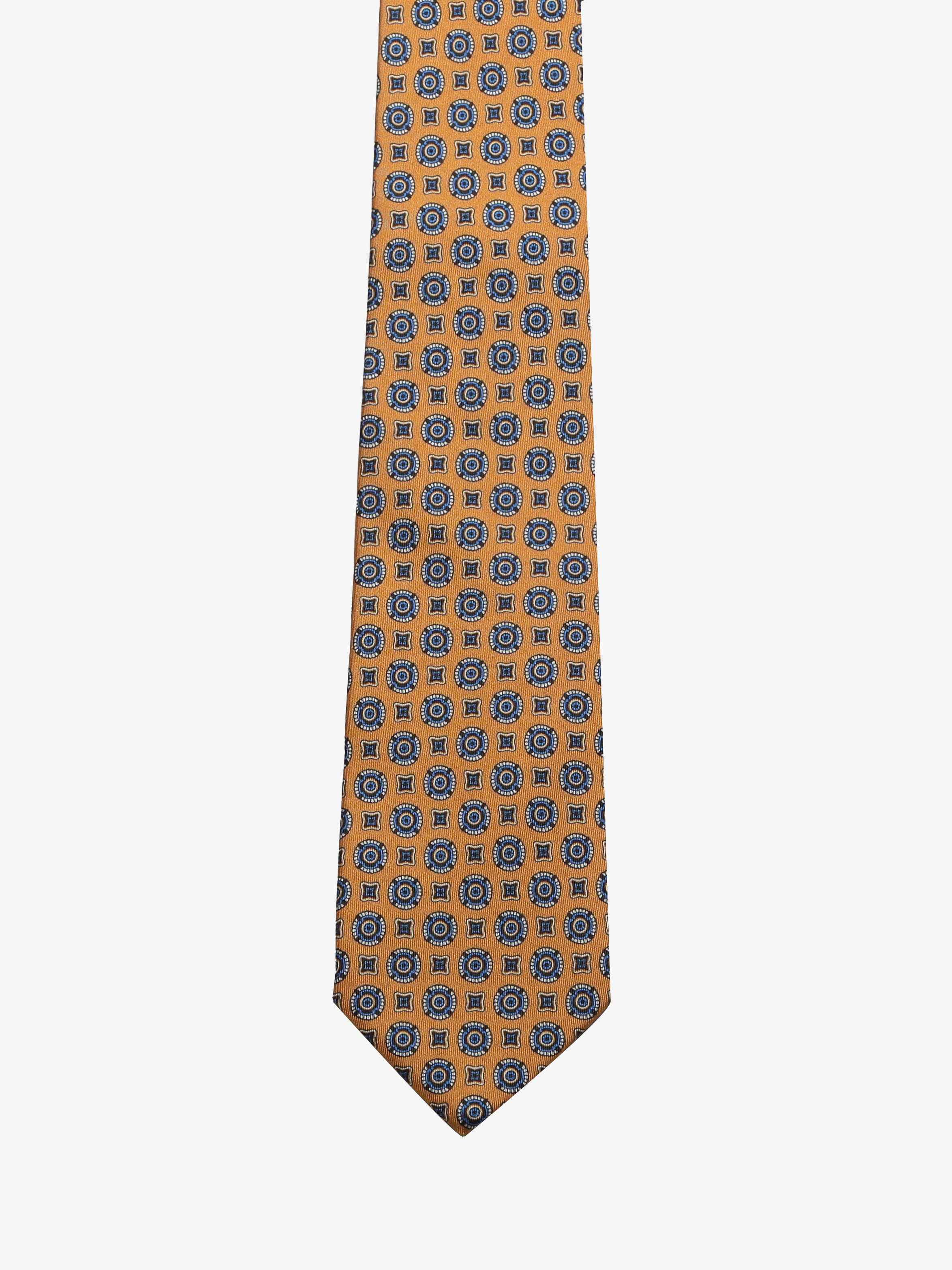 Cravatta con fantasia - Arancione - Comella Sartoria