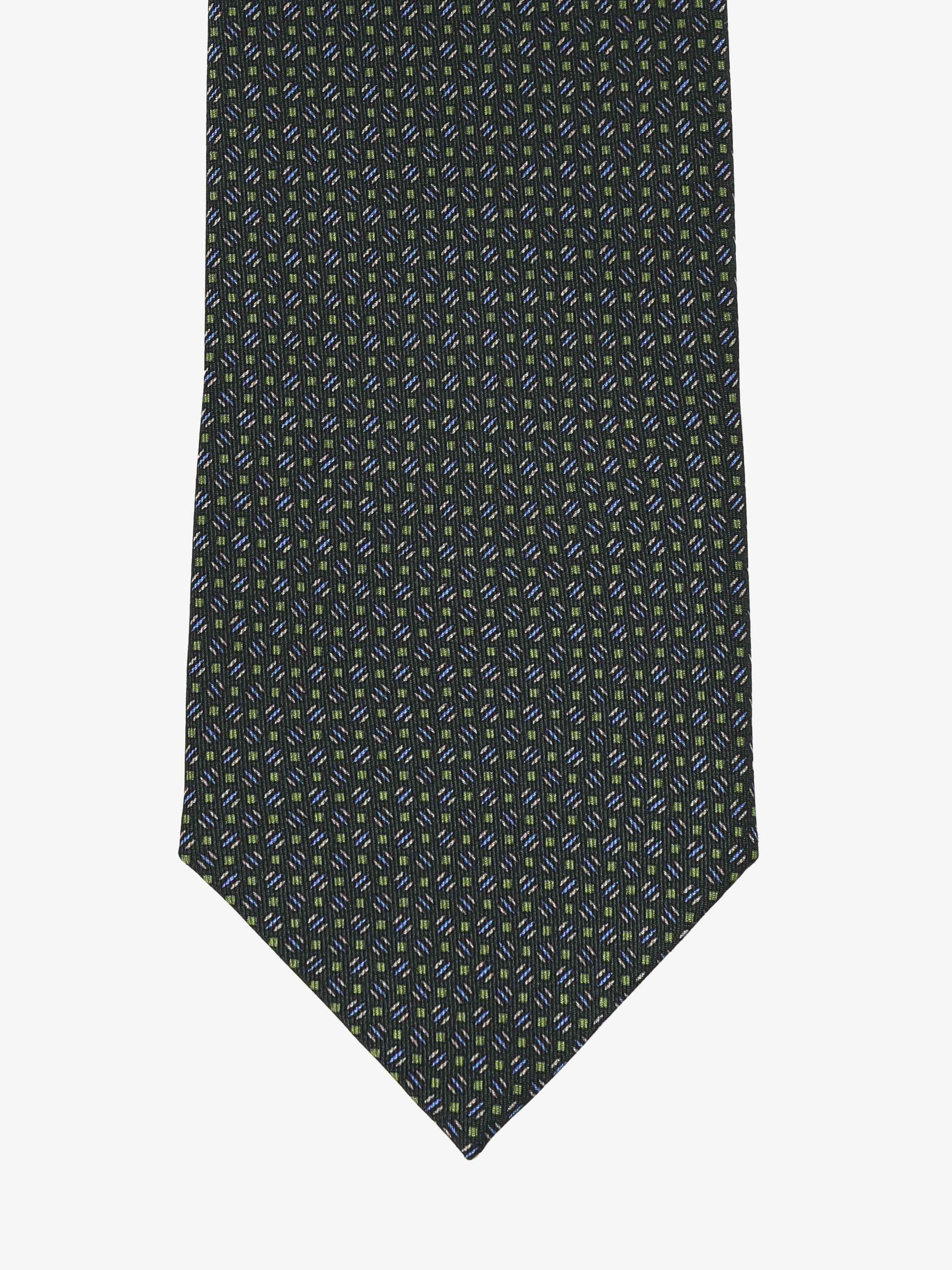 Cravatta con fantasia - Verde - Comella Sartoria