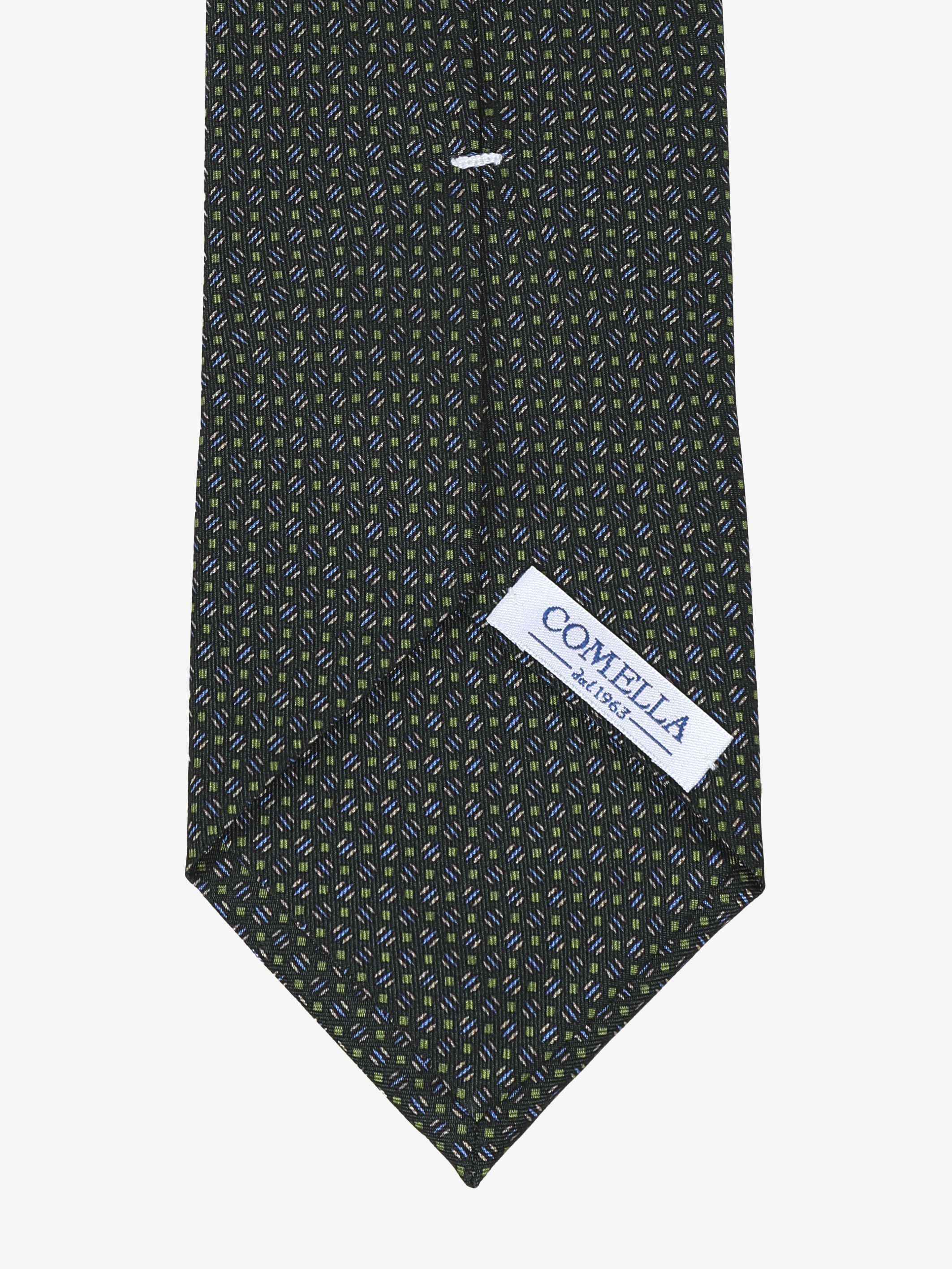 Cravatta con fantasia - Verde - Comella Sartoria