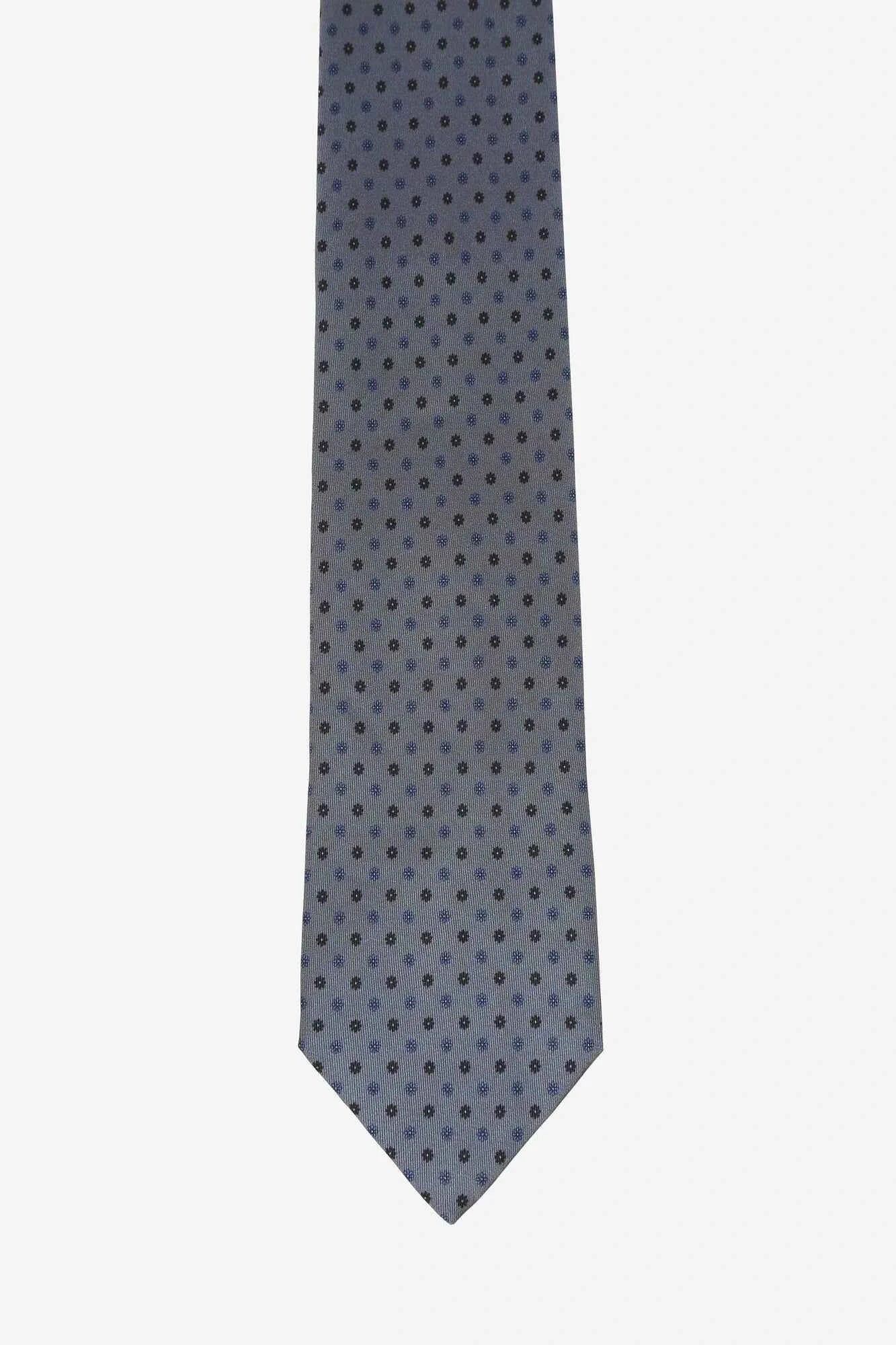 Cravatta con fantasia - Grigia