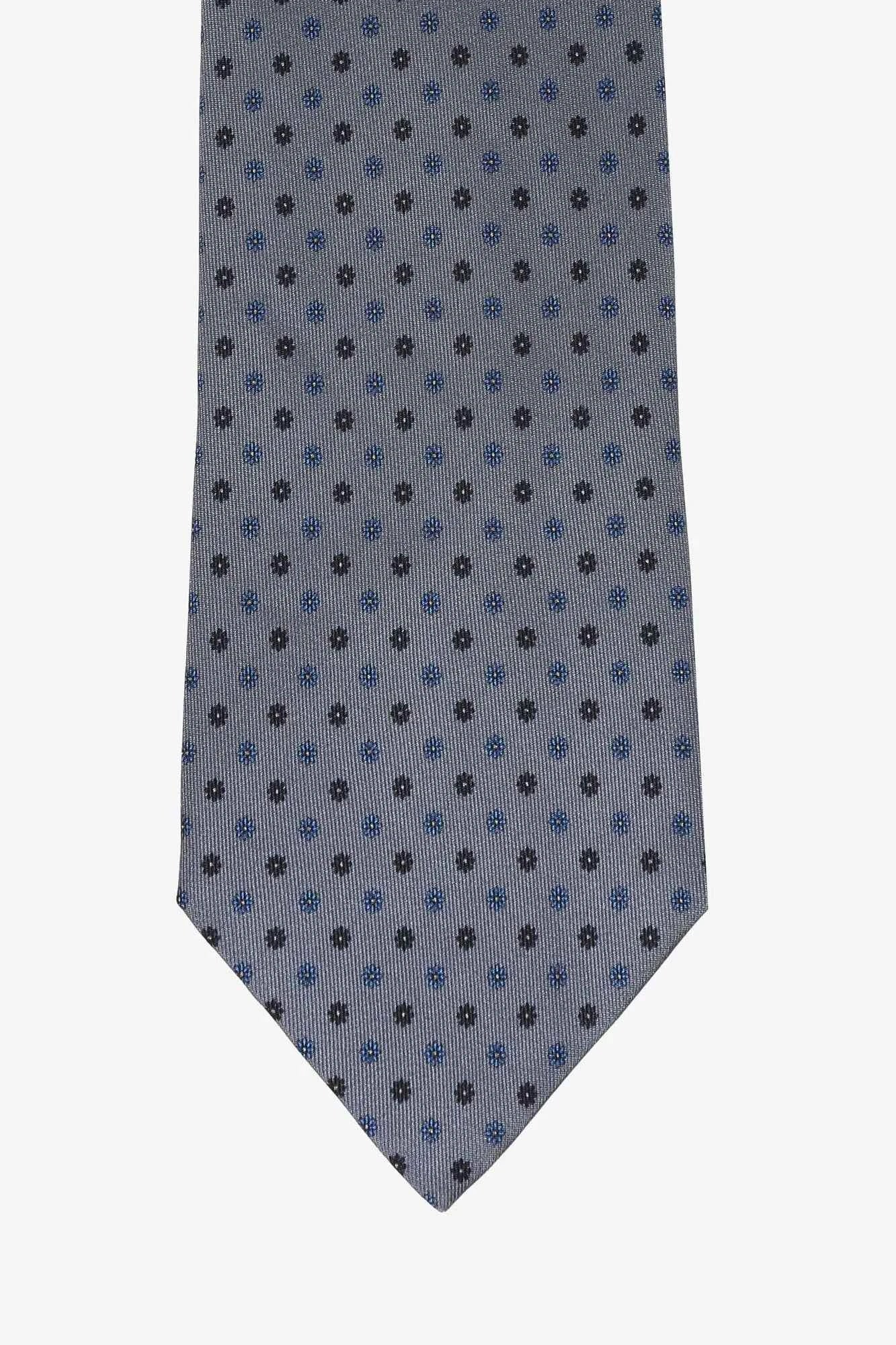 Cravatta con fantasia - Grigia
