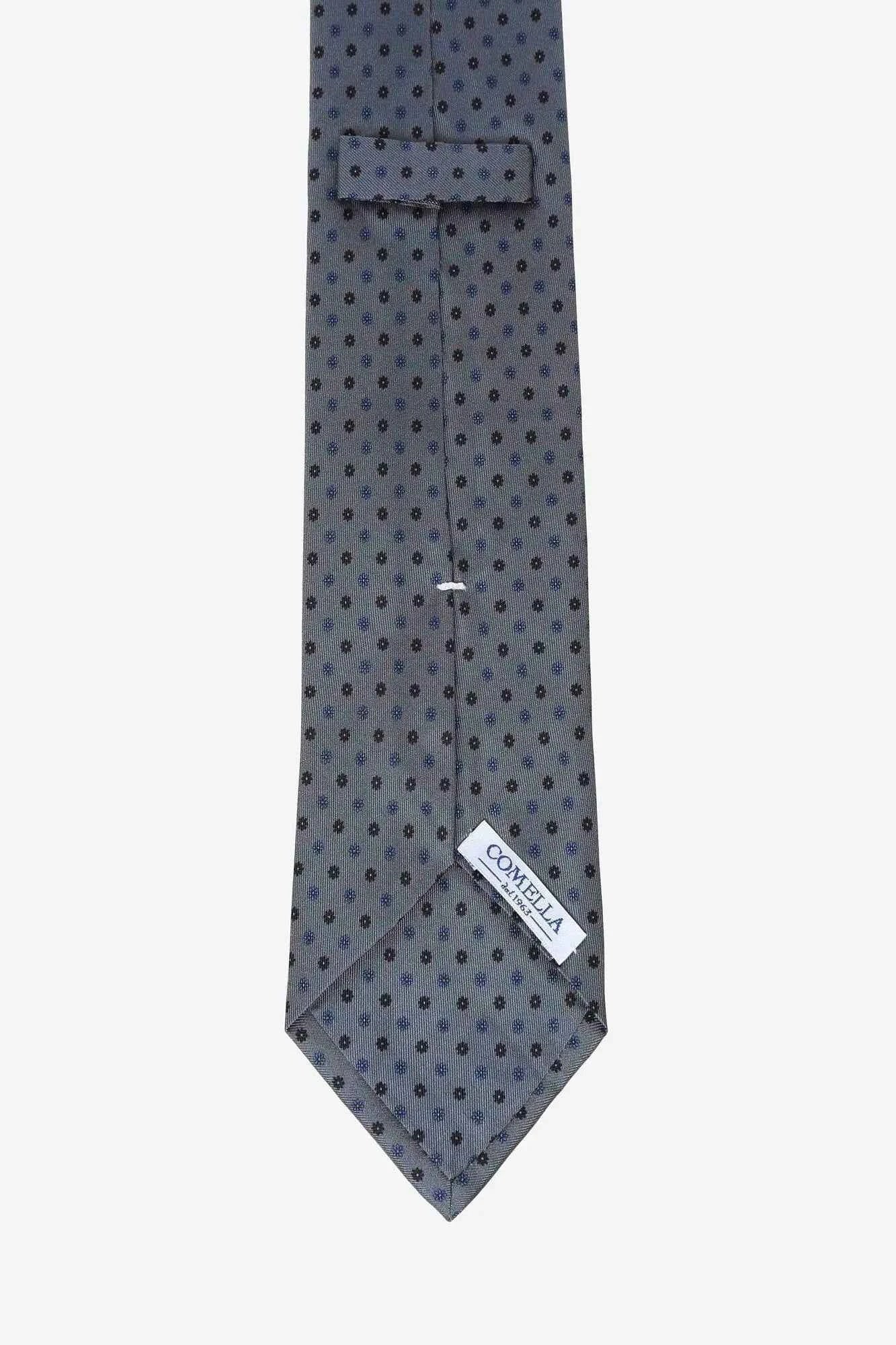 Cravatta con fantasia - Grigia