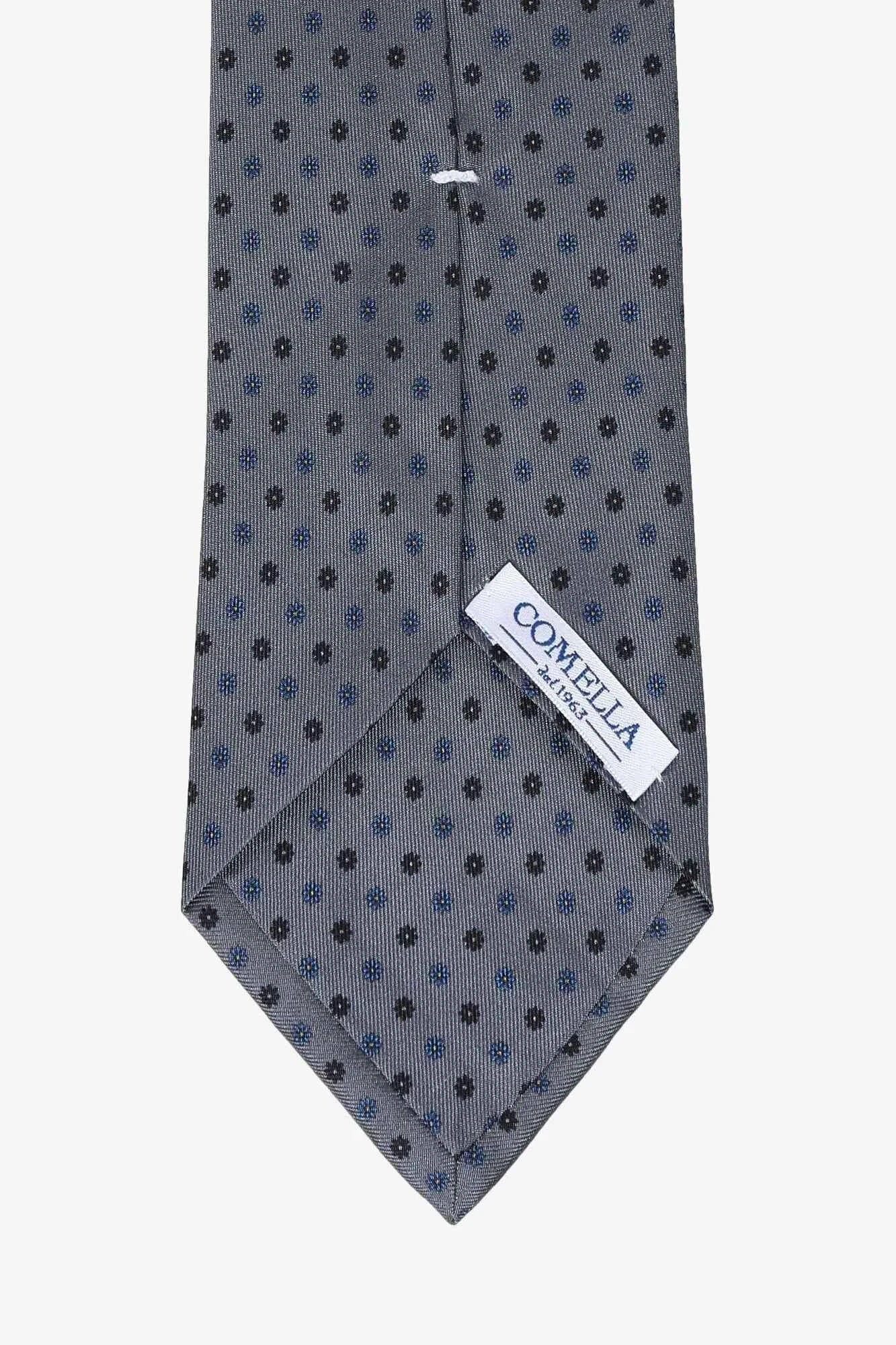 Cravatta con fantasia - Grigia