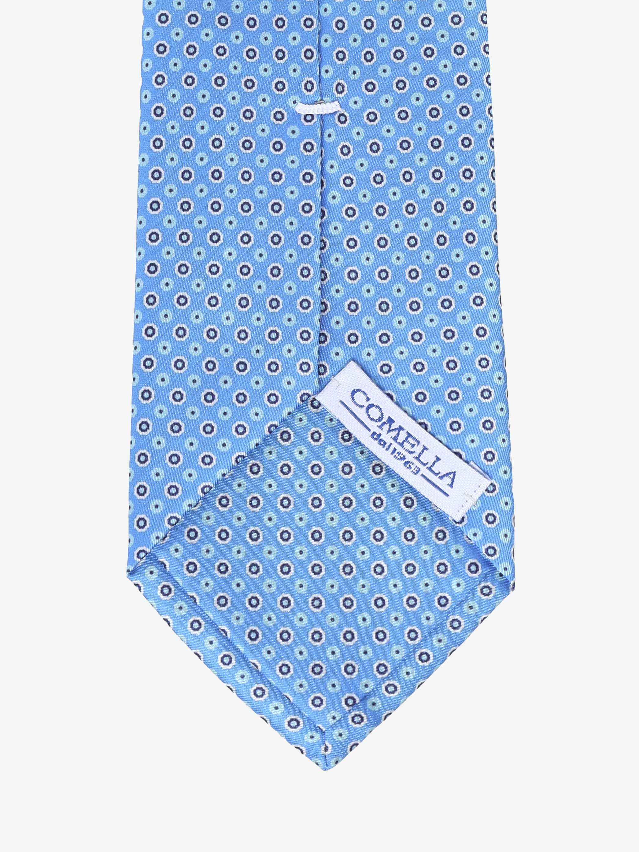 Cravatta con fantasia - Azzurra