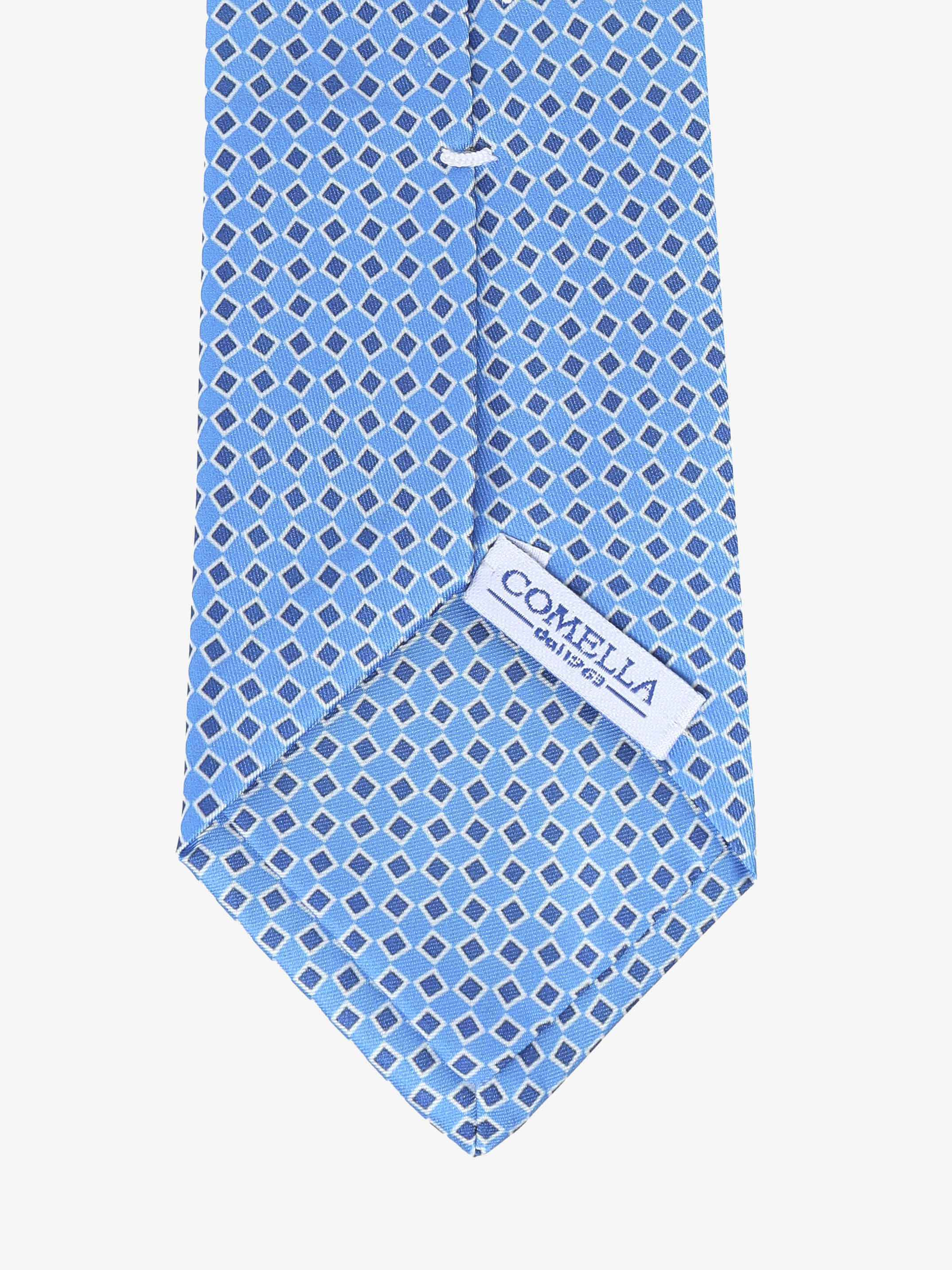 Cravatta con fantasia - Azzurra