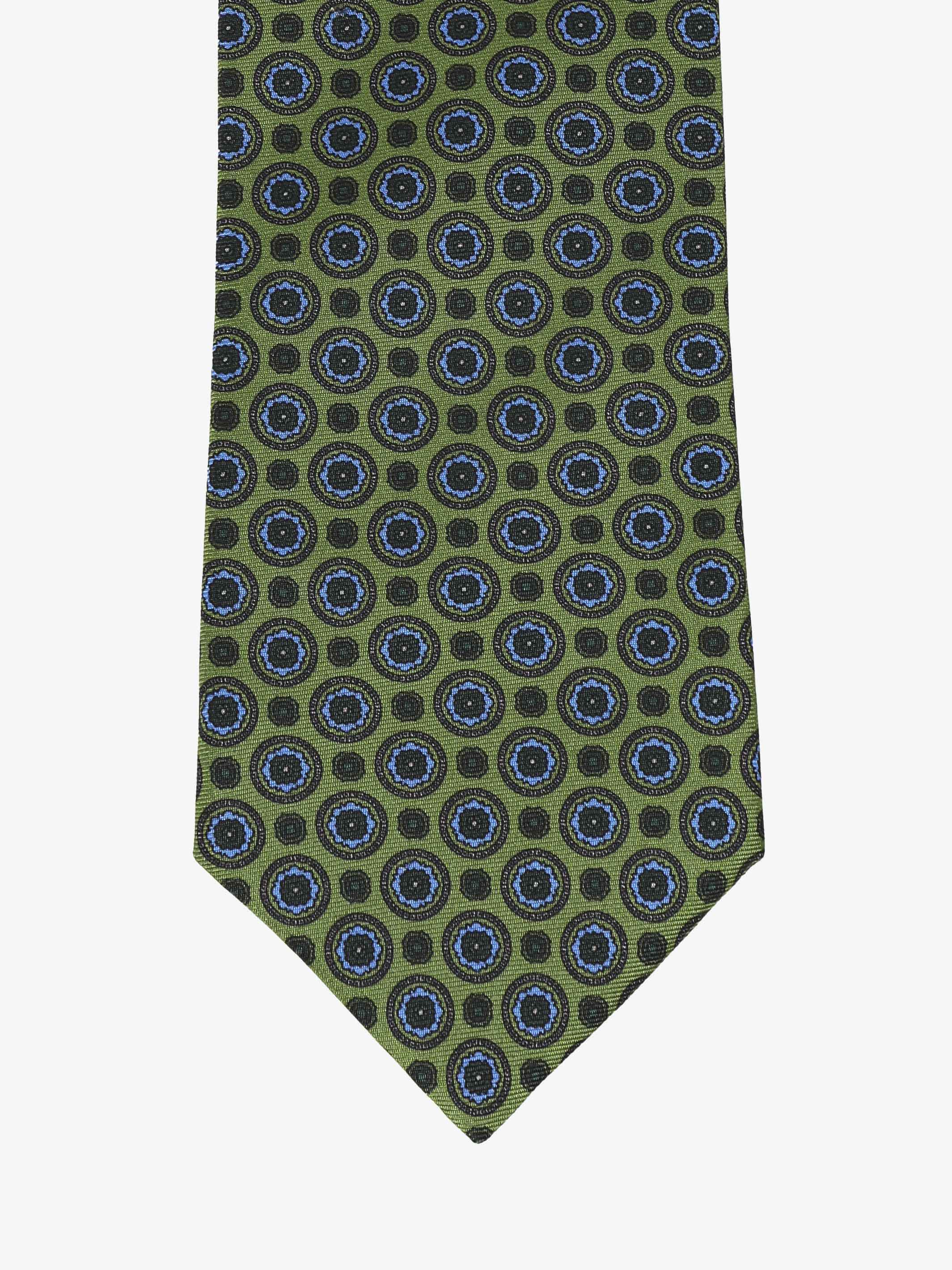 Cravatta con fantasia - Verde - Comella Sartoria