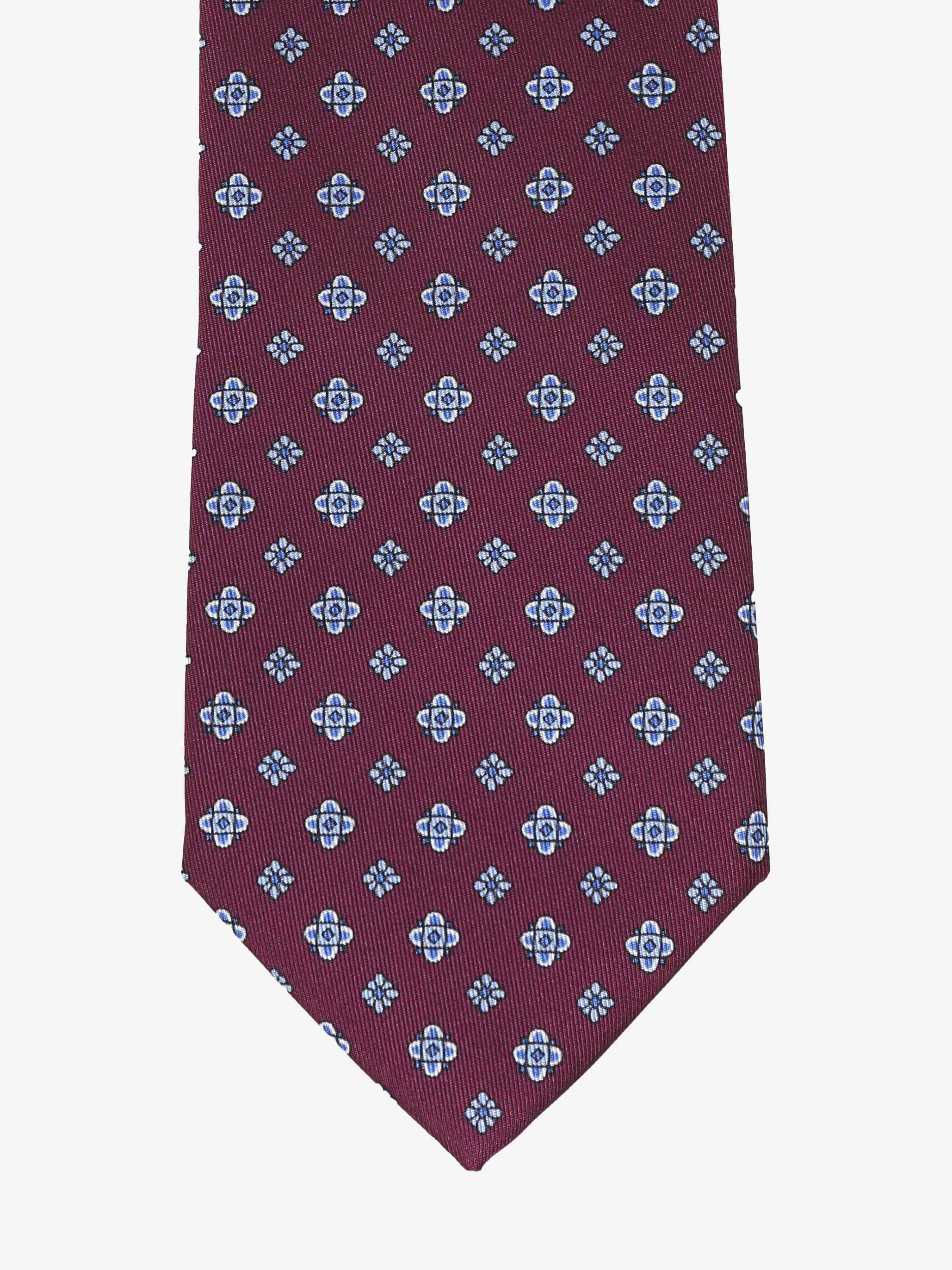Cravatta con fantasia - Rossa