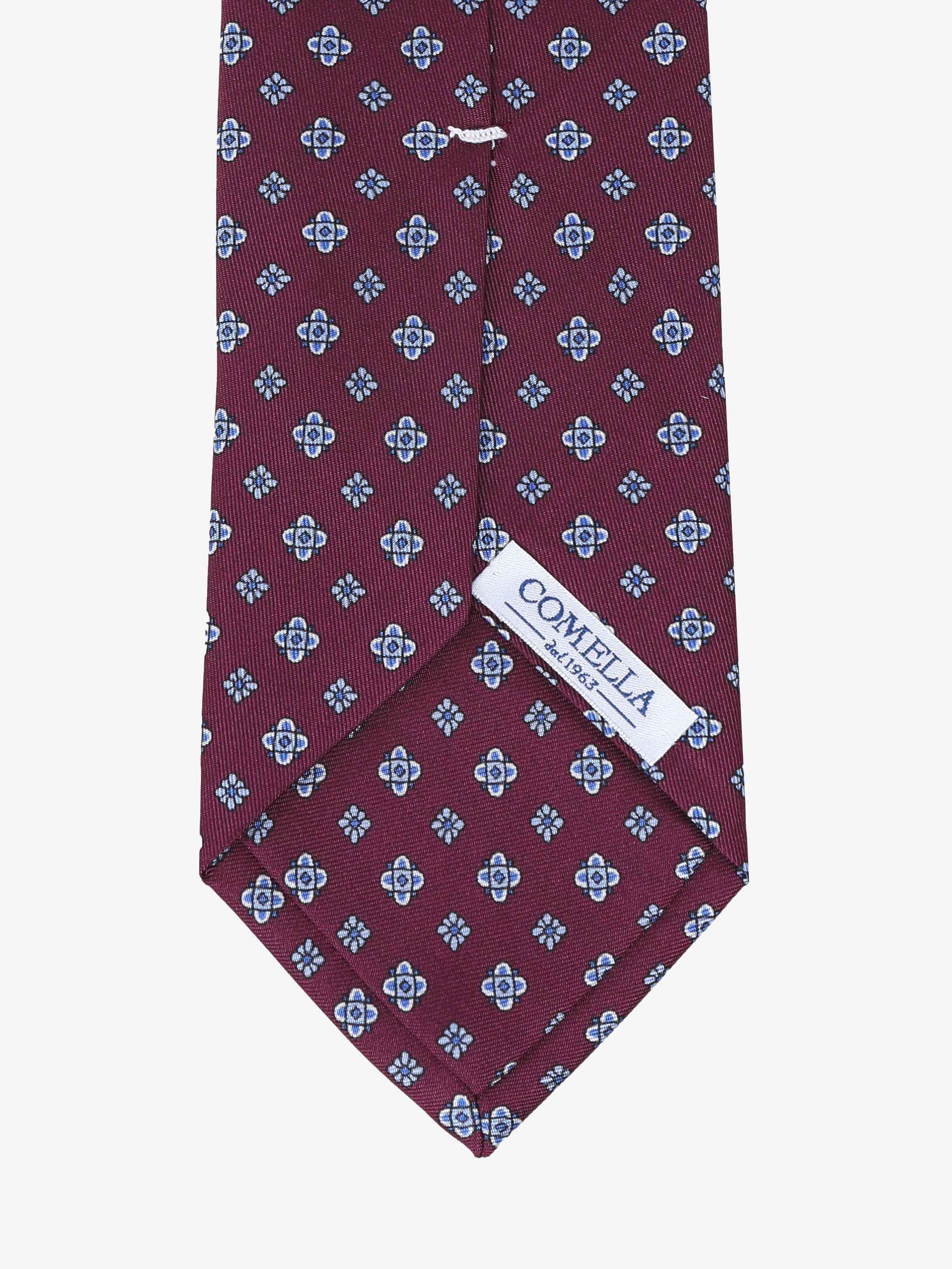 Cravatta con fantasia - Rossa