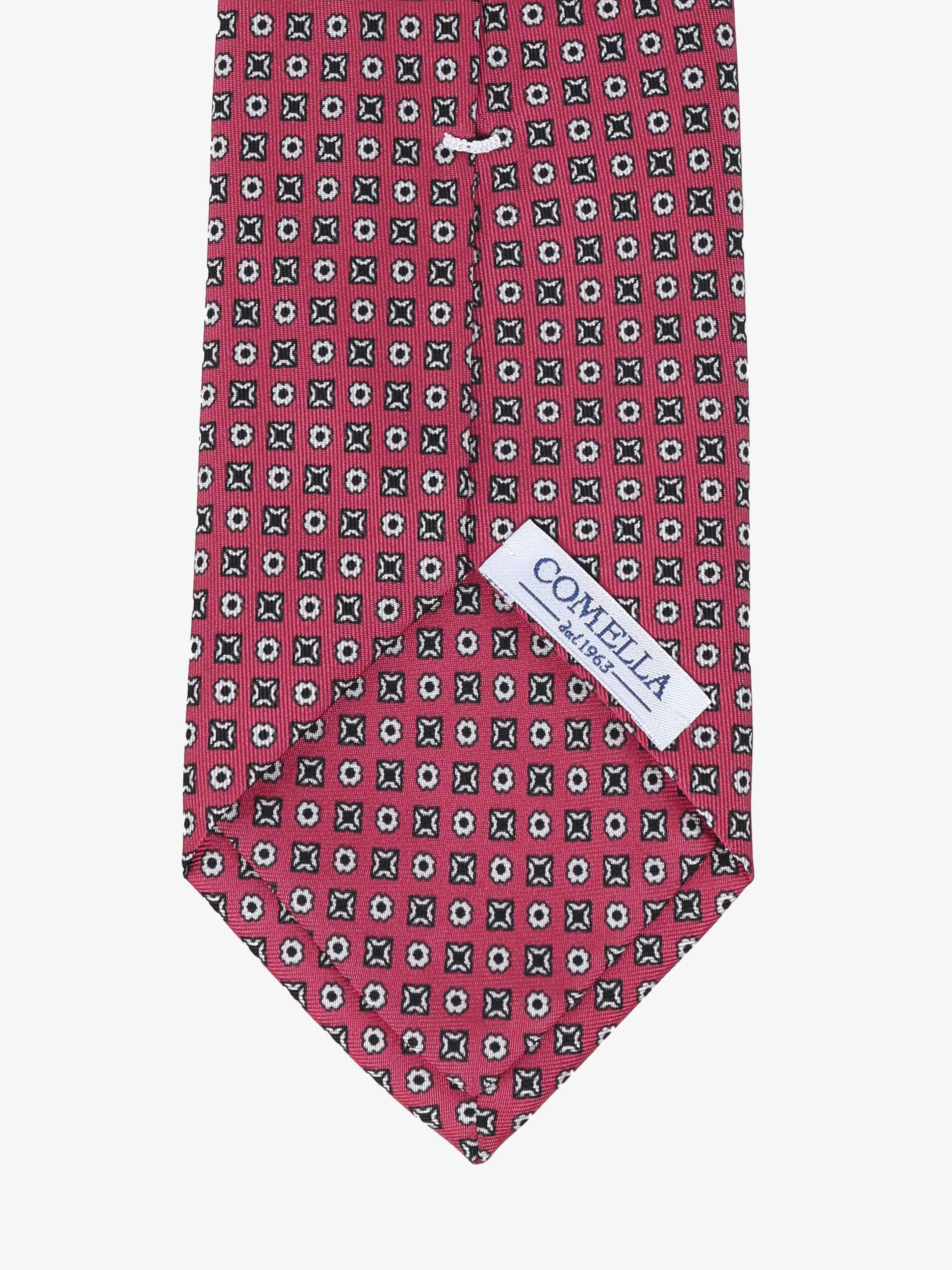 Cravatta con fantasia - Rossa