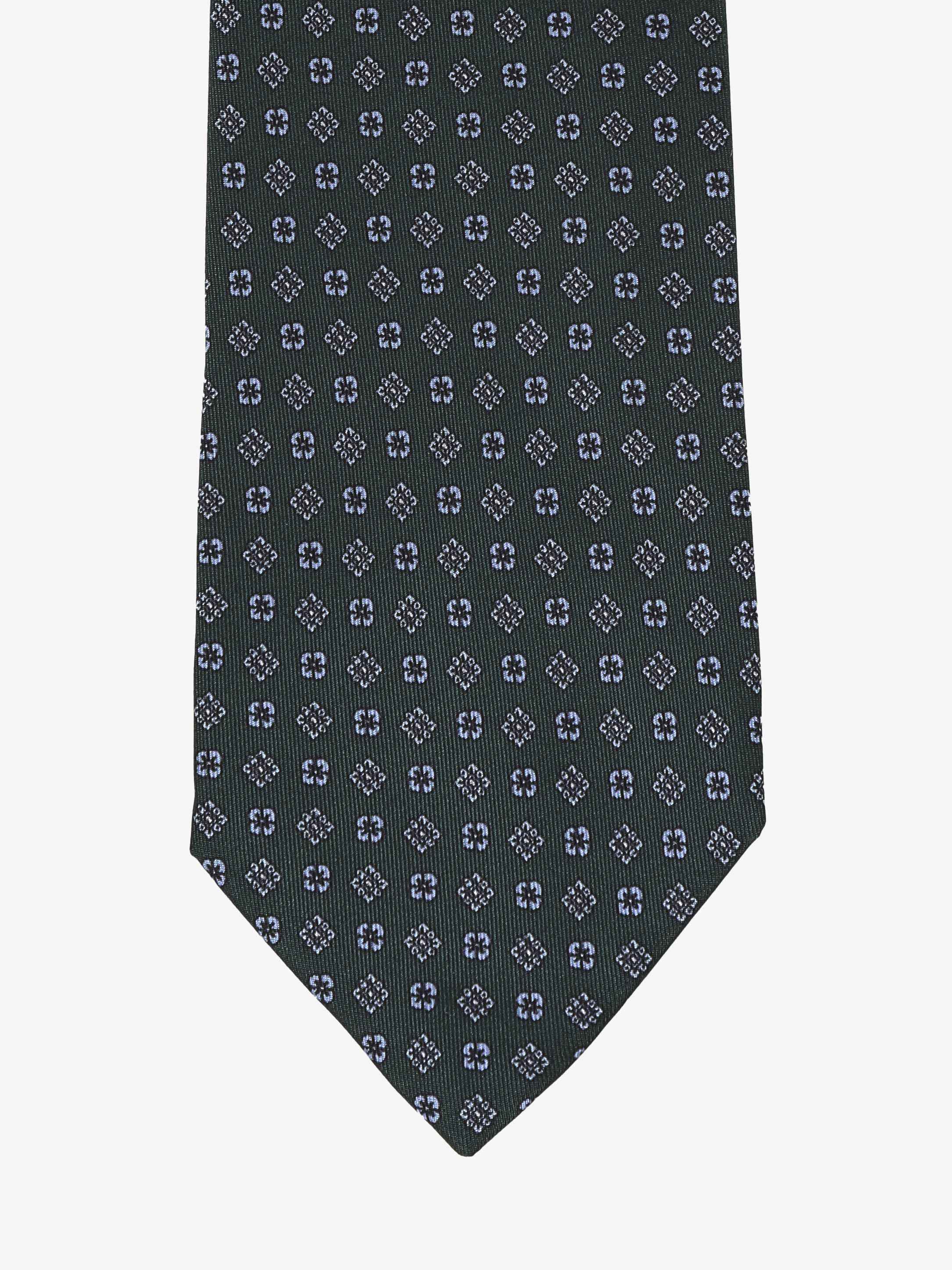 Cravatta con fantasia - Verde - Comella Sartoria