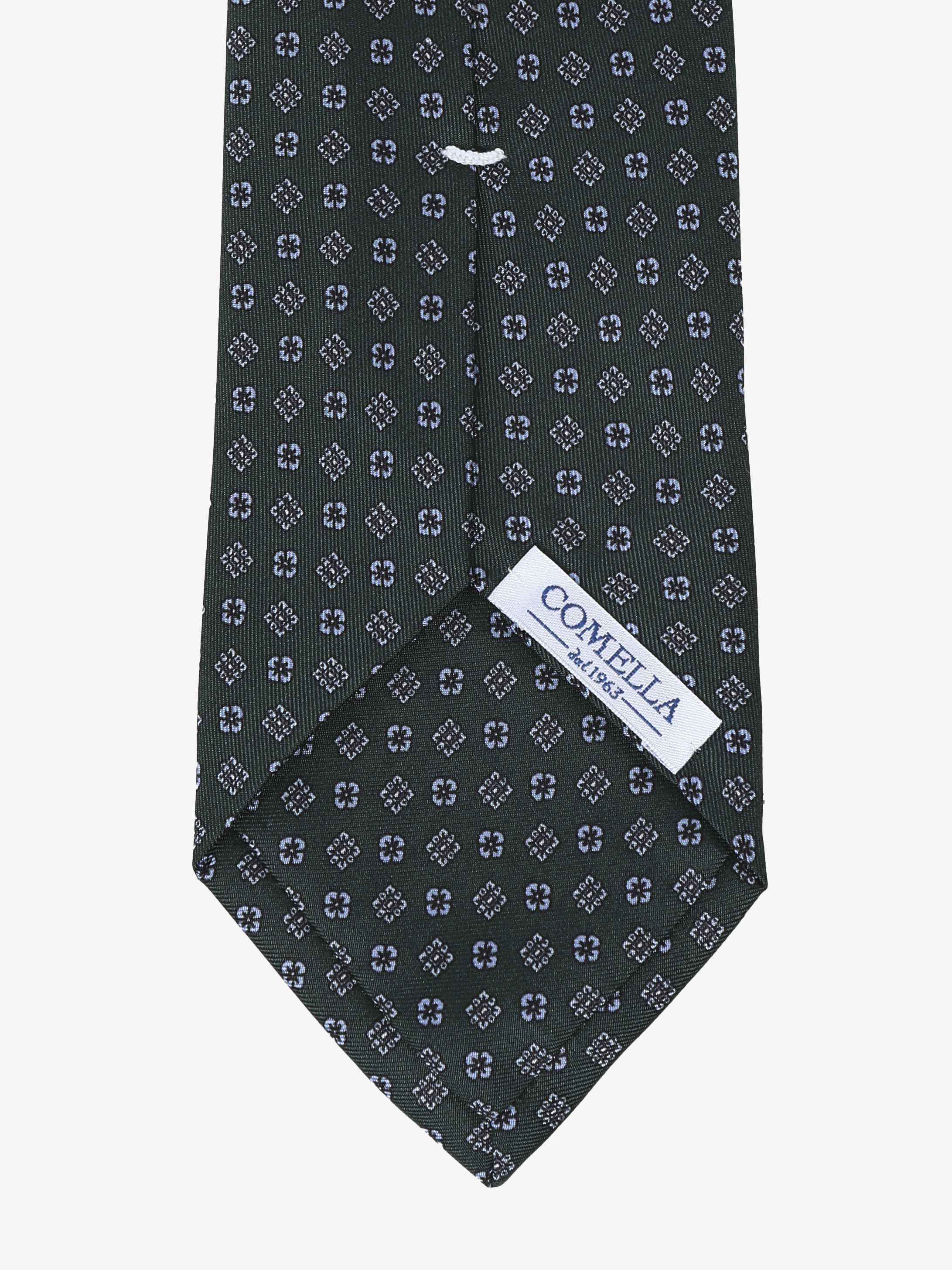 Cravatta con fantasia - Verde - Comella Sartoria