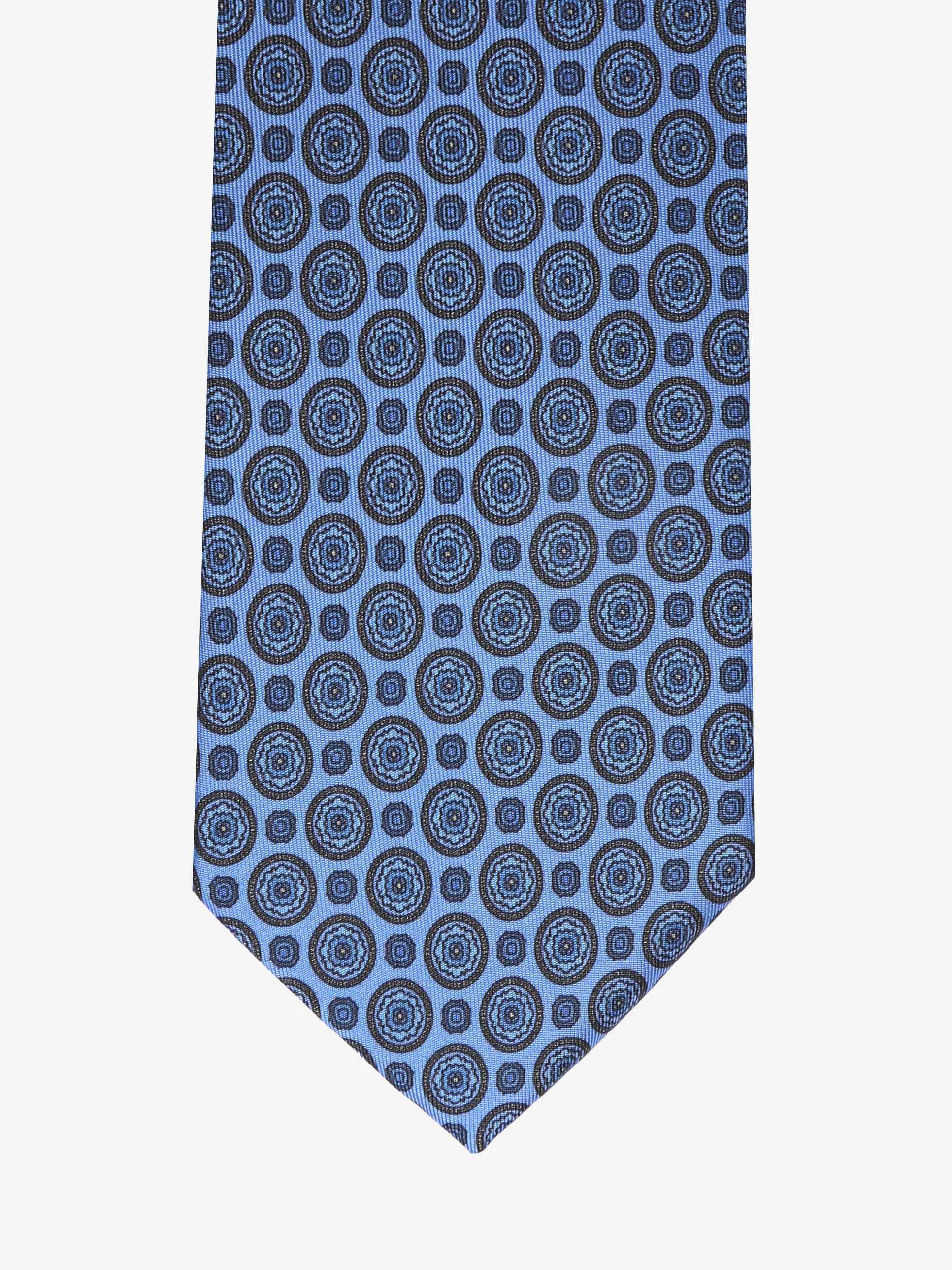 Cravatta con fantasia - Blu - Comella Sartoria