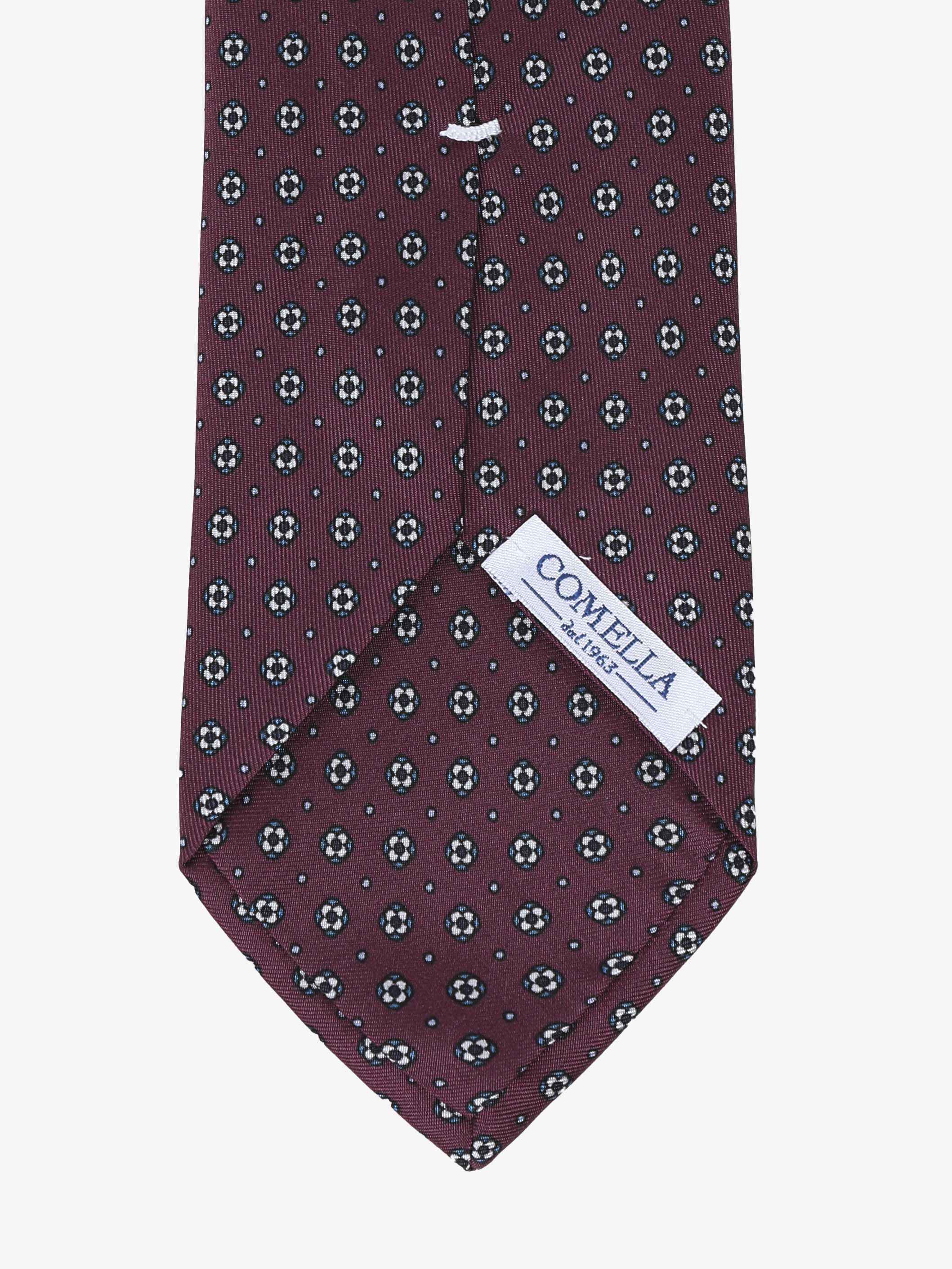 Cravatta con fantasia - Rossa